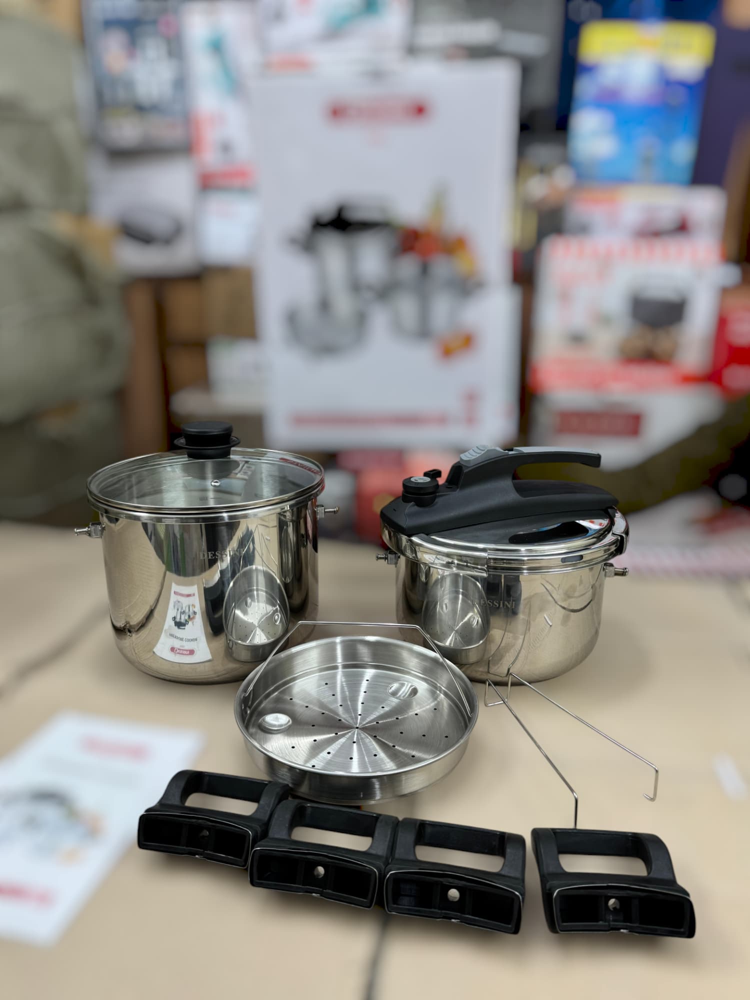 DISSENI Italy 3 in 1 pressure cooker set