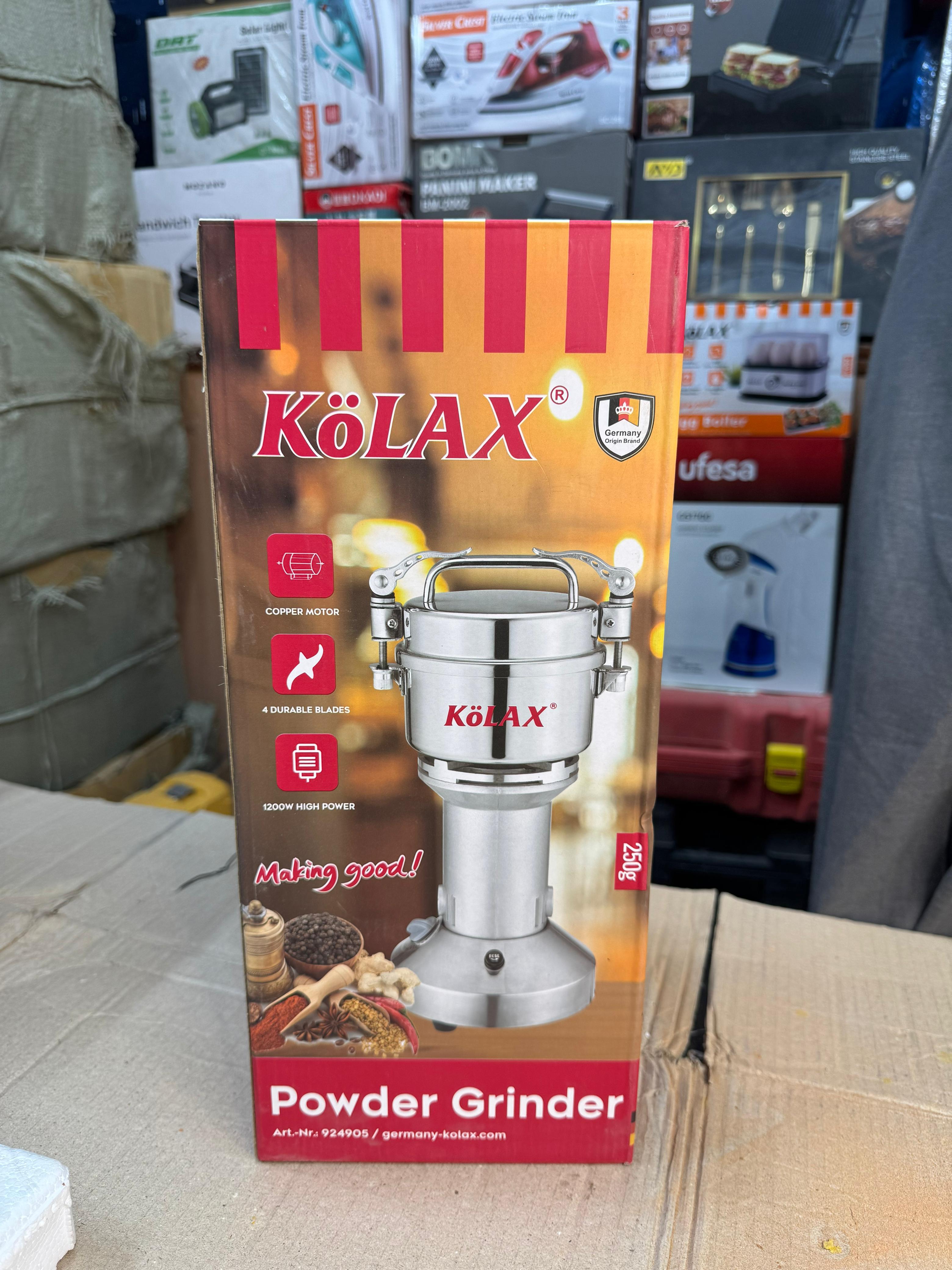 KOLAX Commercial Spices grinder 250g (masala grinder )