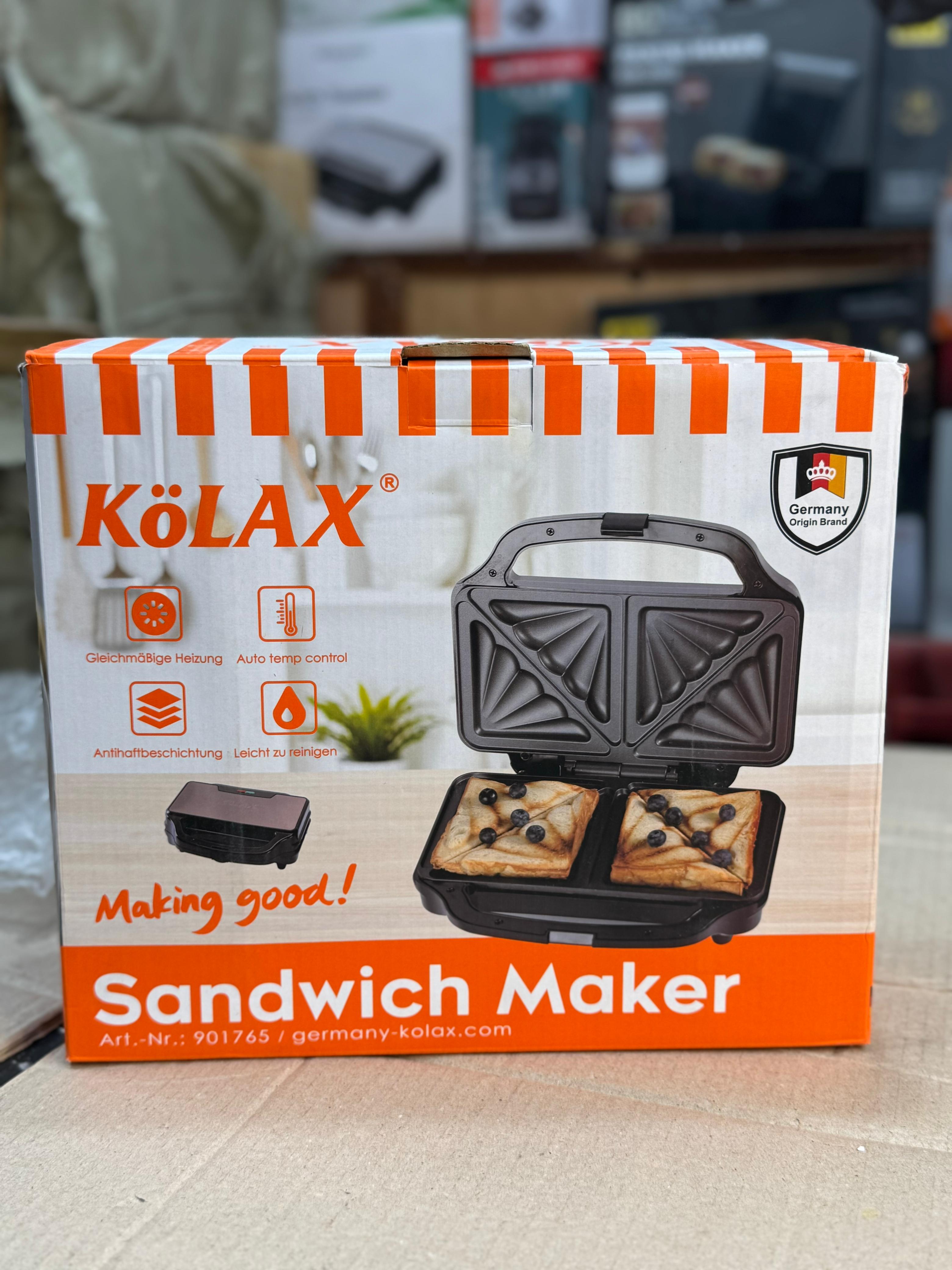 KOLAX deep filled sandwich maker