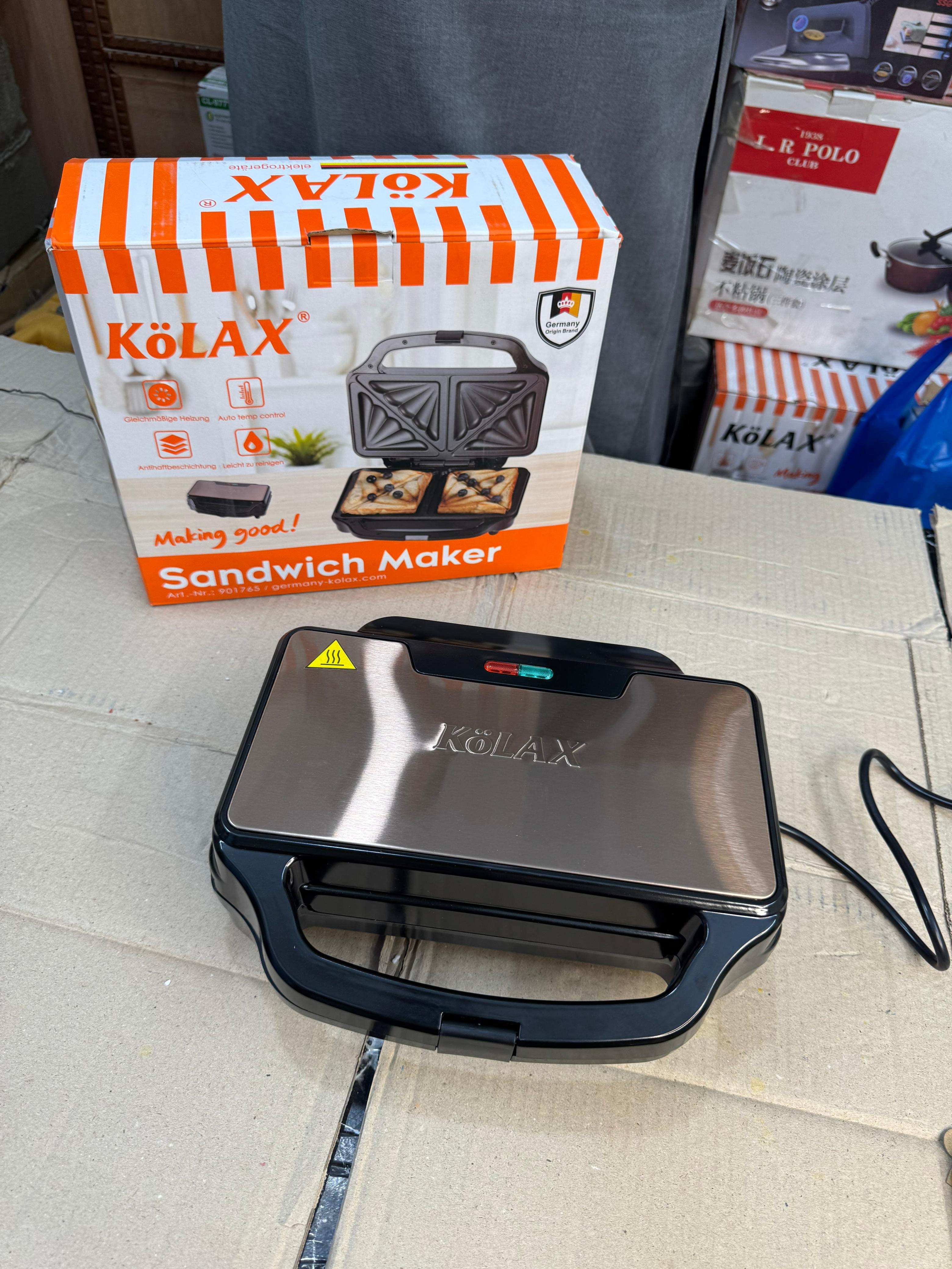 KOLAX deep filled sandwich maker