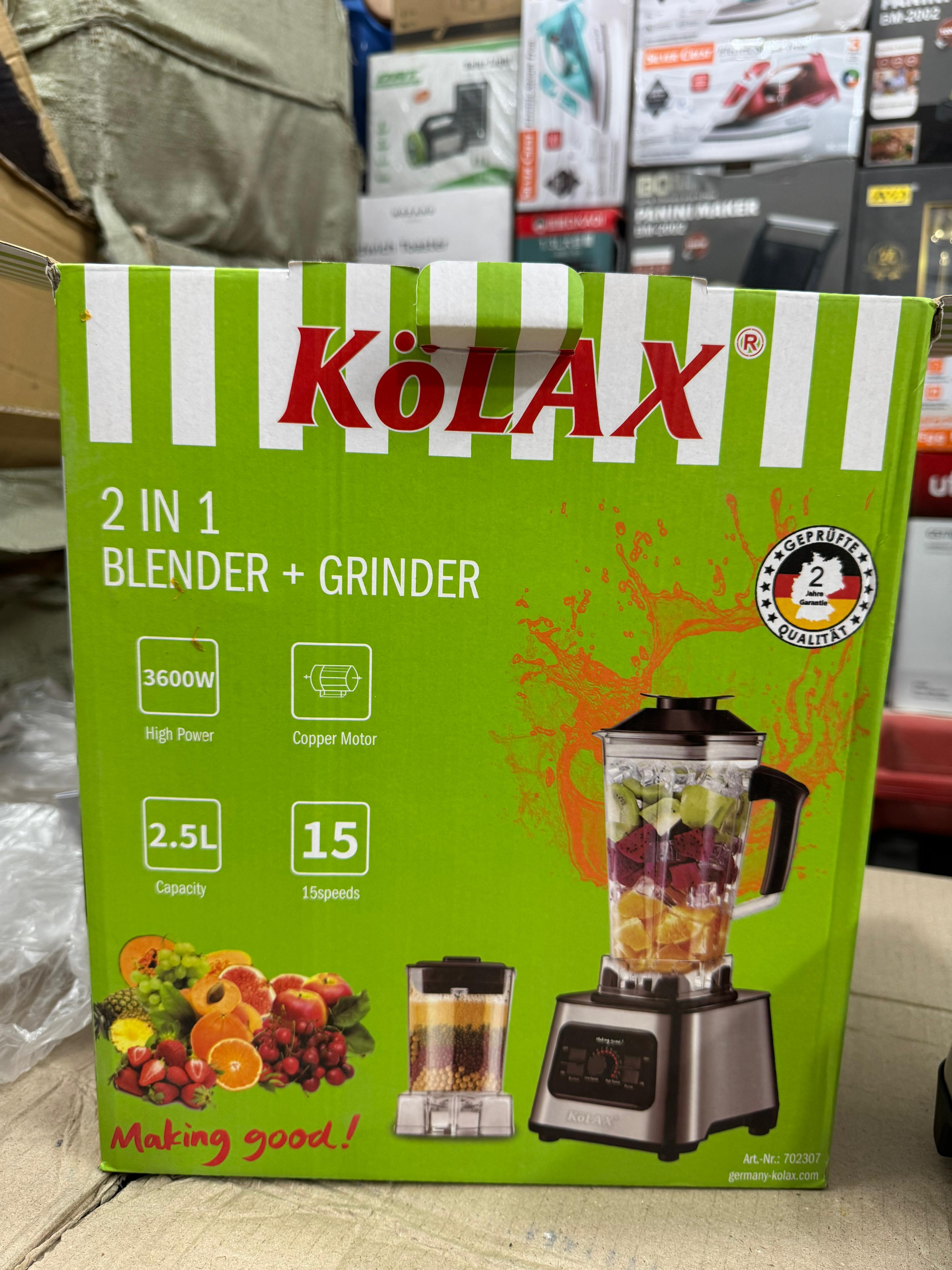 KoLAX 2 in 1 Blender & Grinder