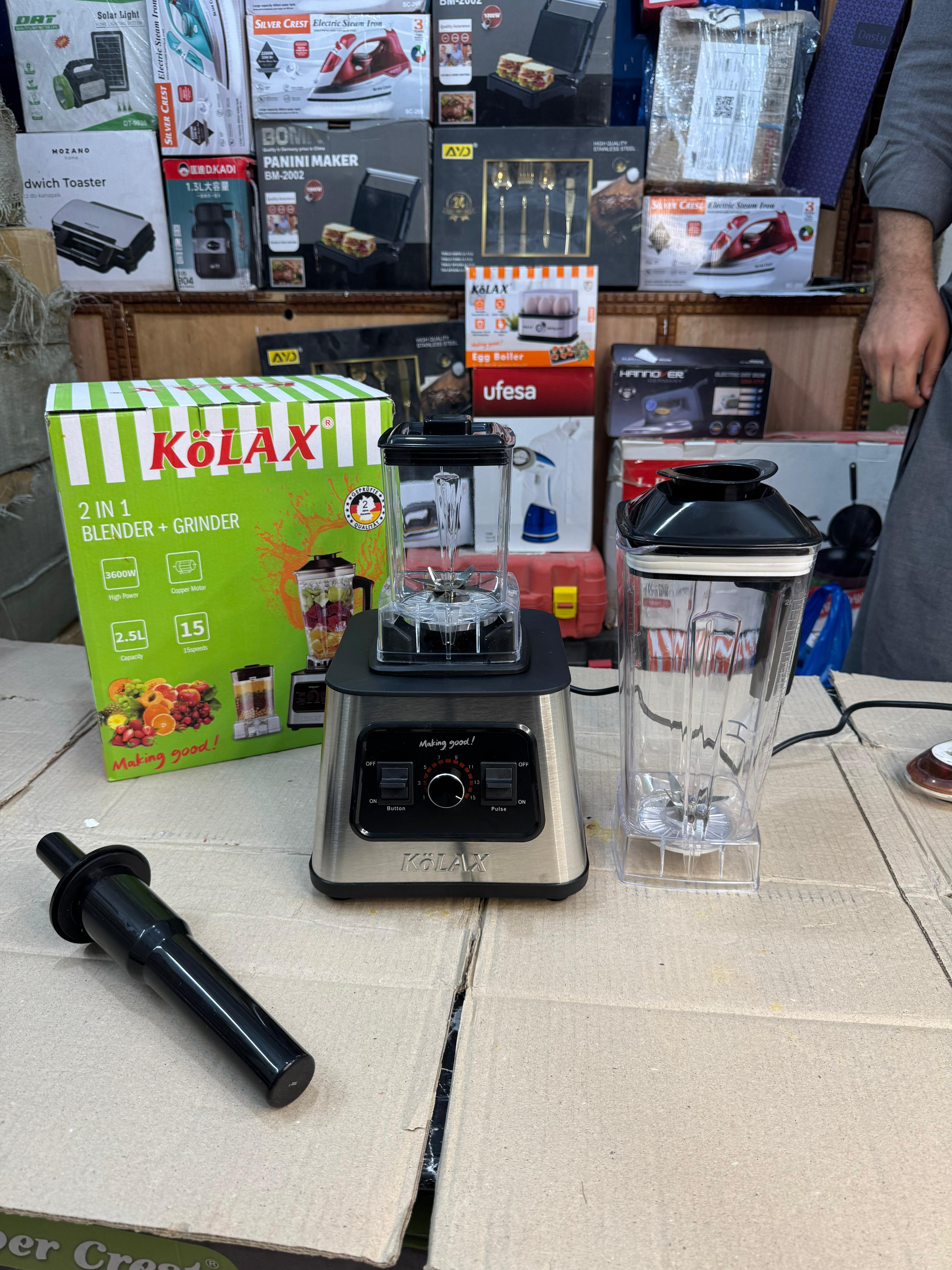 KoLAX 2 in 1 Blender & Grinder