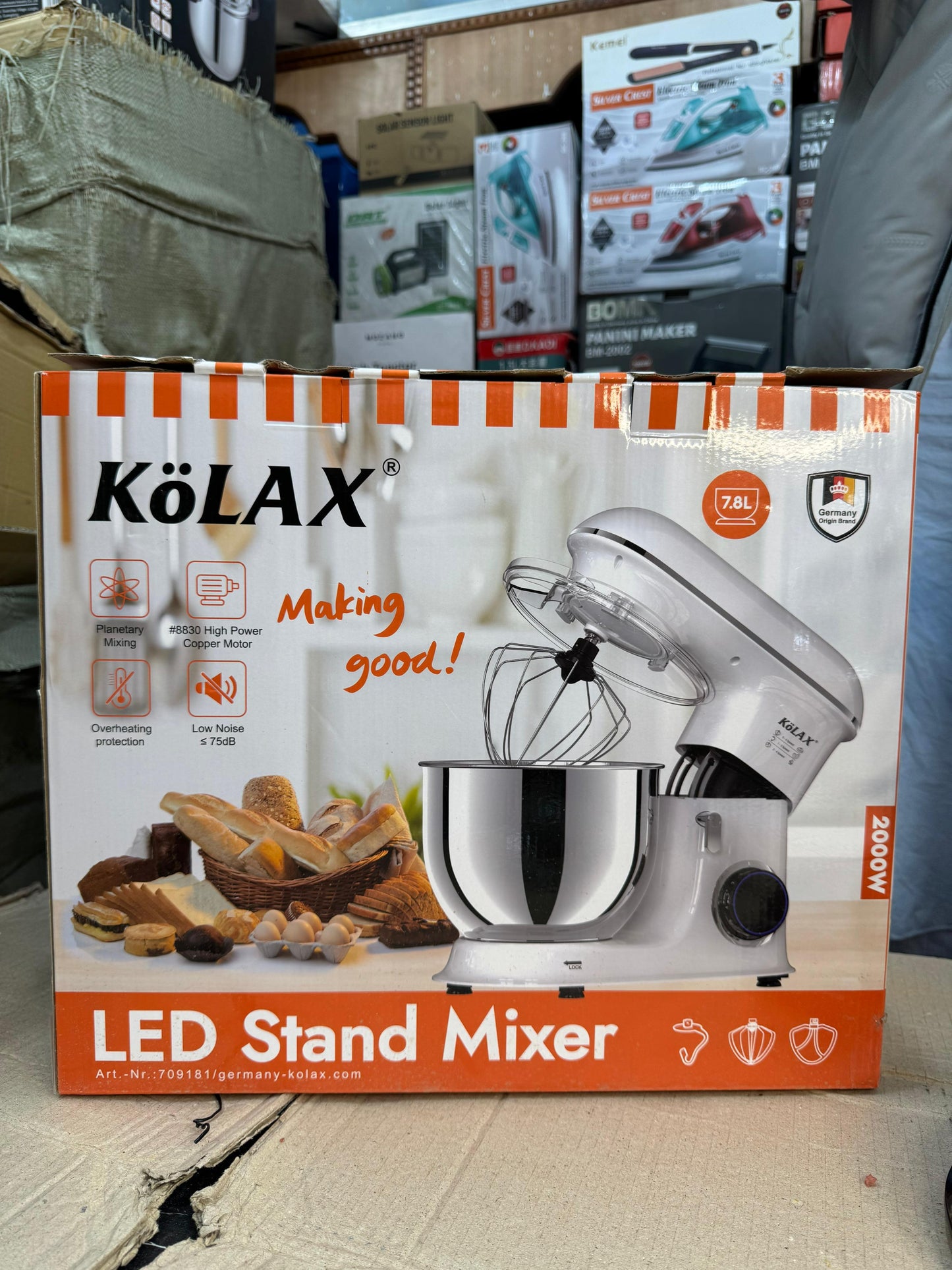 KOLAX Germany 7.8 litter stand mixer