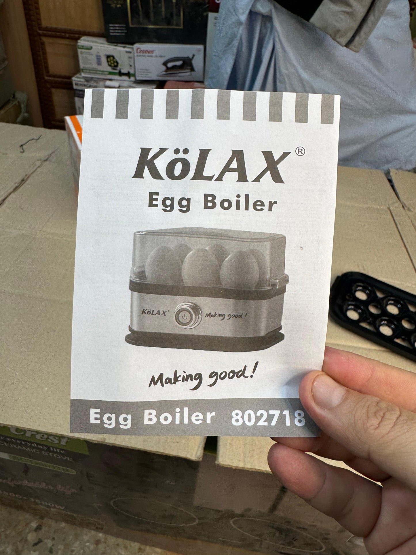 Kolax 6 Egg Boiler  Fast & Easy Egg Cooking
