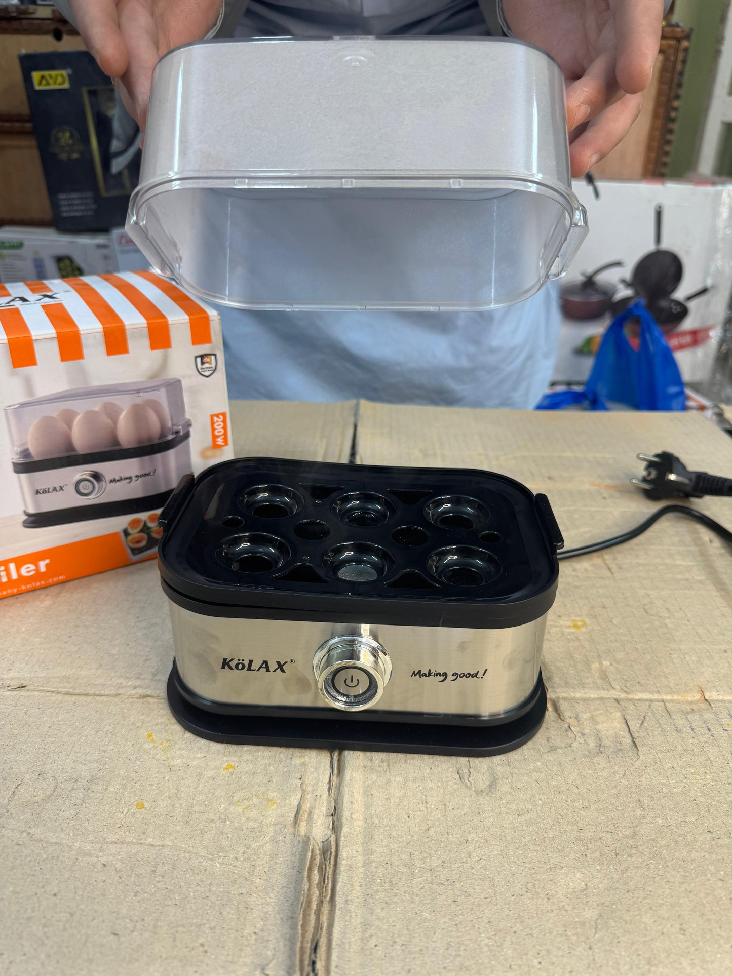 Kolax 6 Egg Boiler  Fast & Easy Egg Cooking