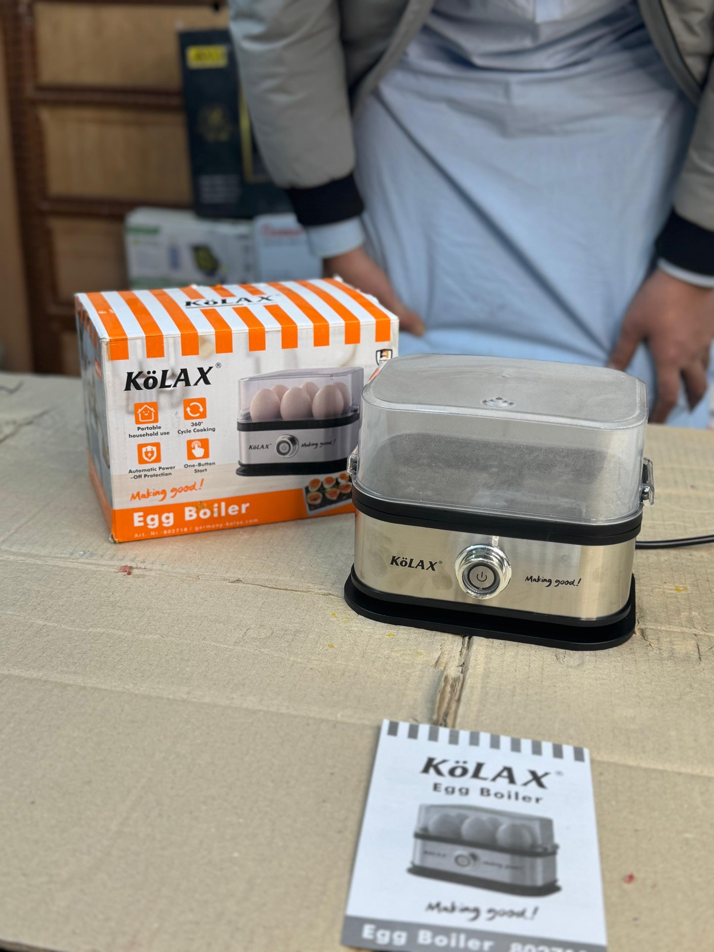 Kolax 6 Egg Boiler  Fast & Easy Egg Cooking