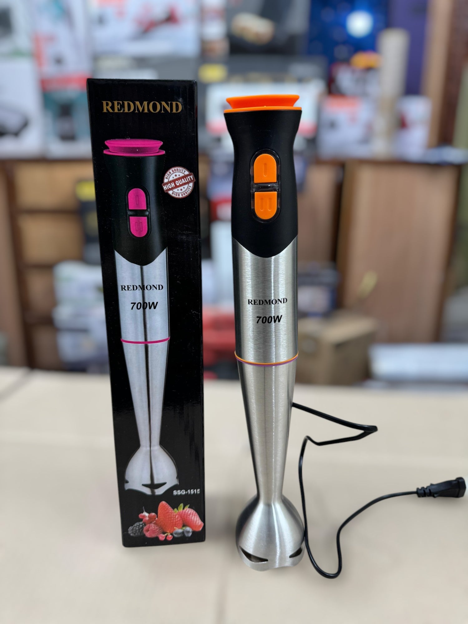 REDMOND  stainless steel hand blender