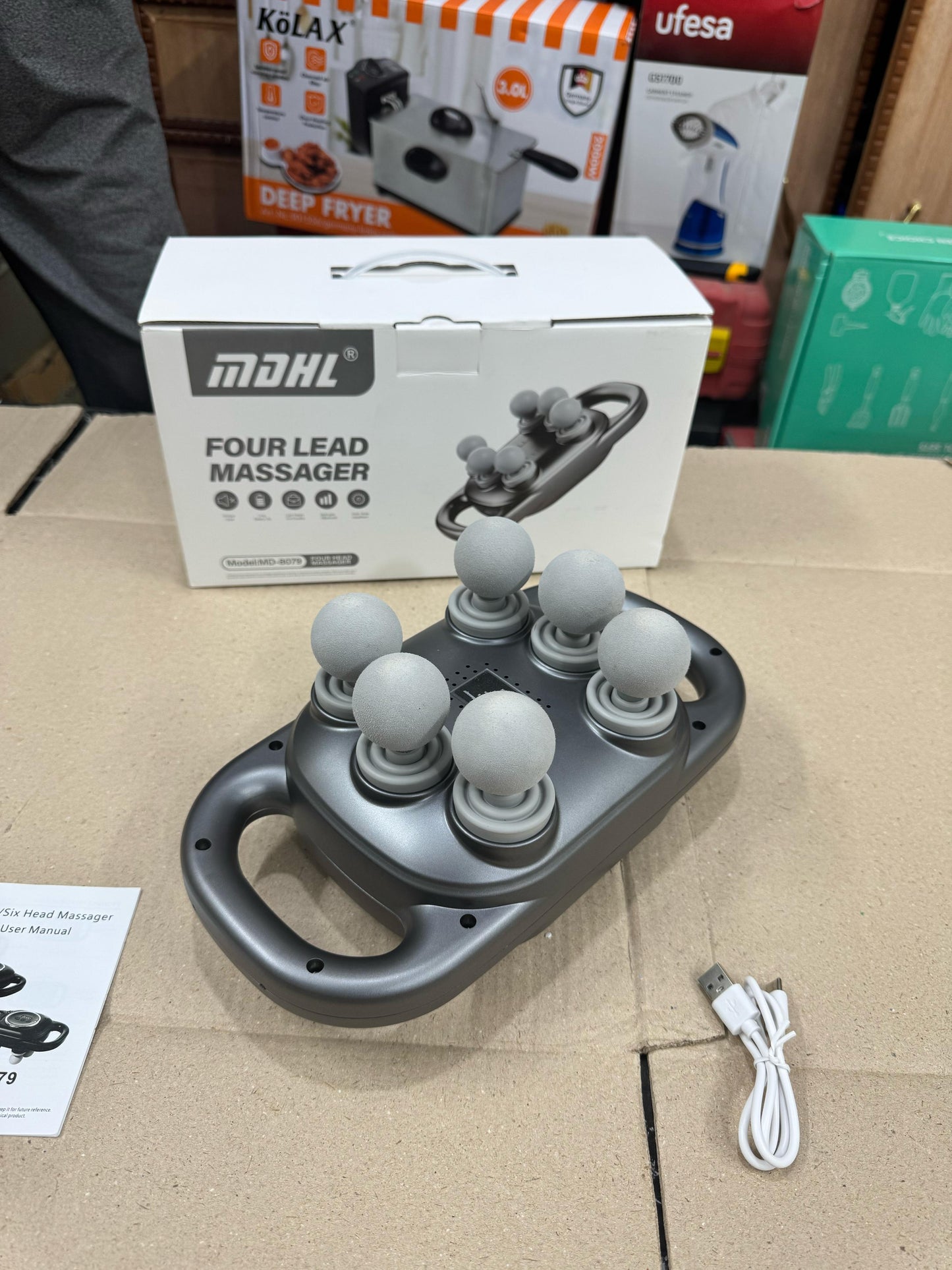 amazon lot 6 head full body massager