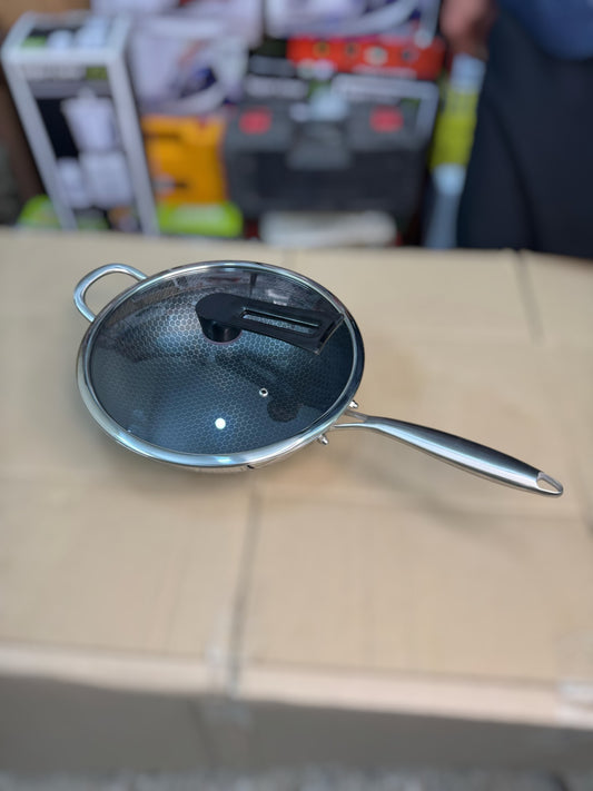 Germany 32cm lesser honeycomb fry pan & handi