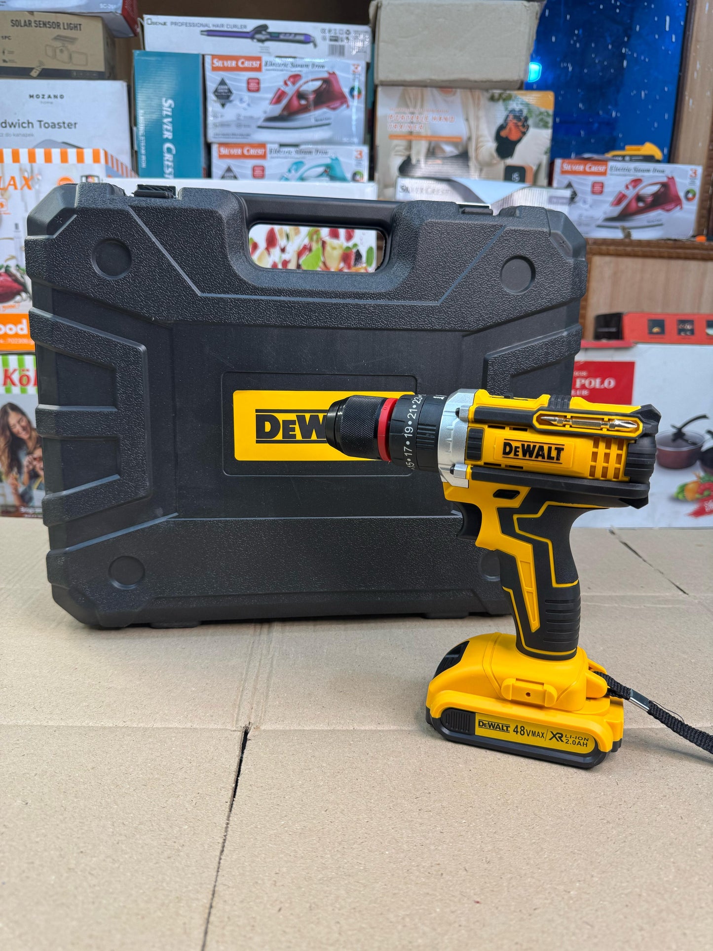 DeWalt commercial use 117 pcs drill machine set 48V