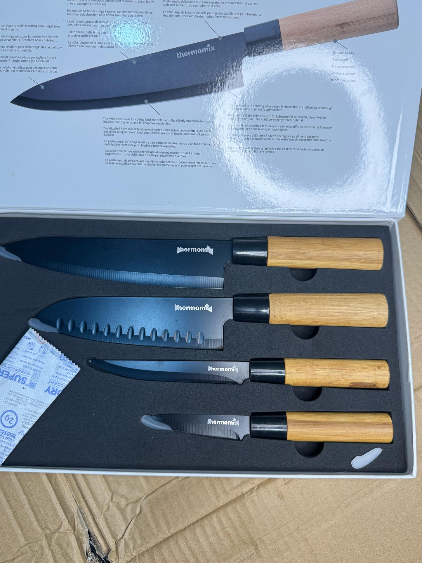 thermomixer Japanese knife 4 pieces  set