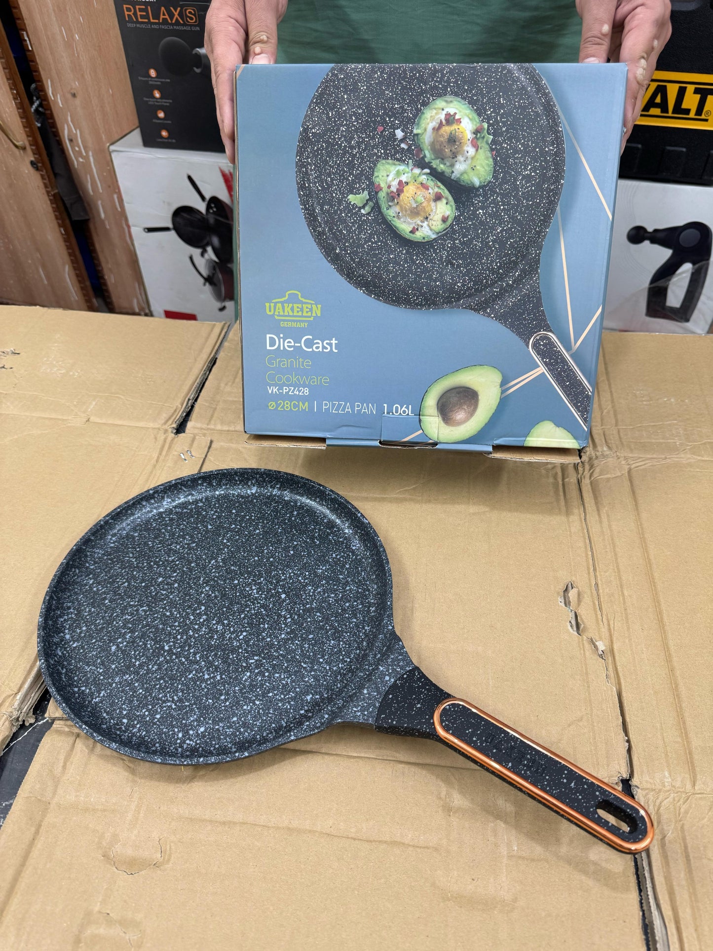 Uakeen Germany Pizza Pan 28cm/1.06L VK-PZ428