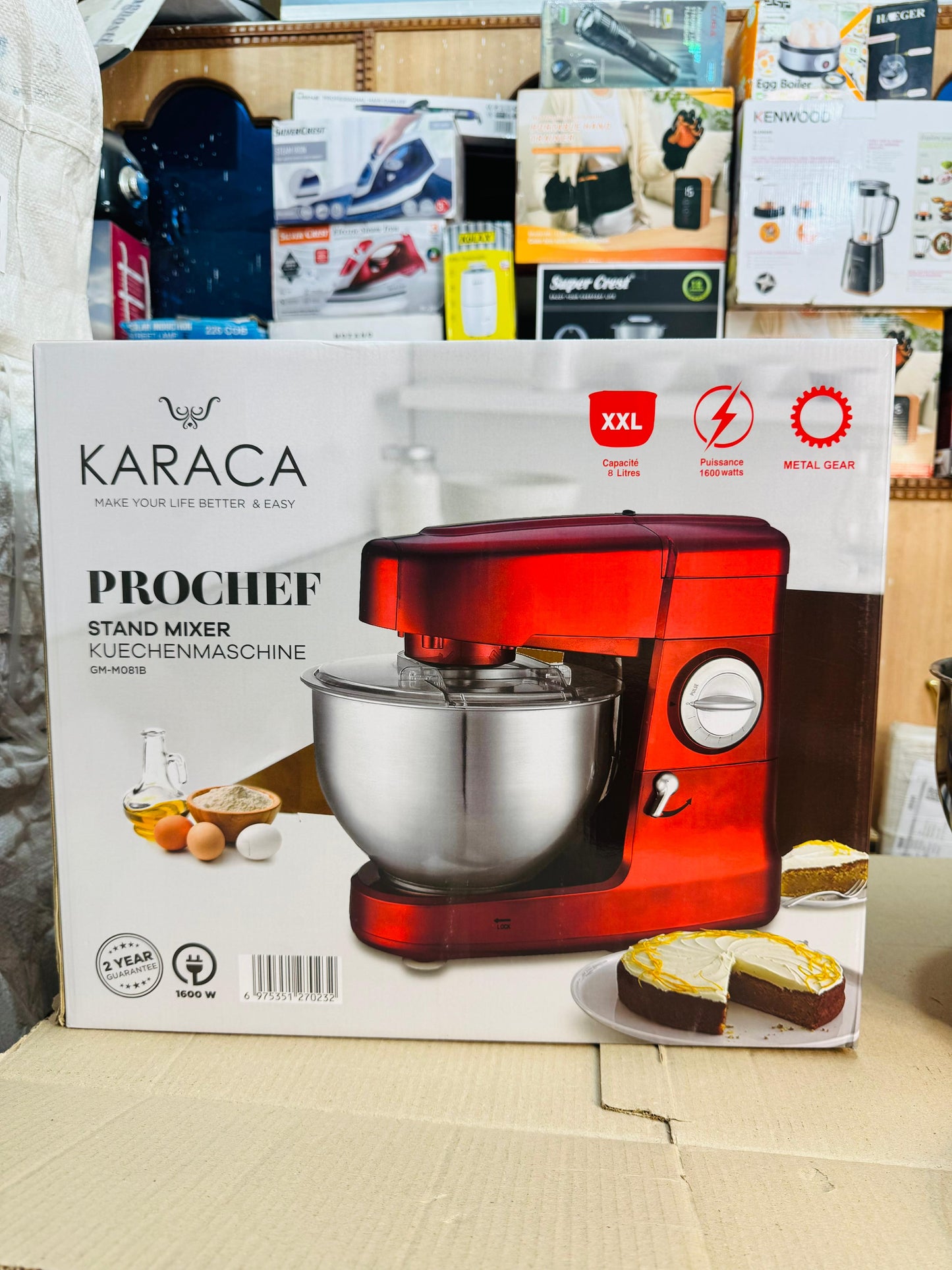 Turkey lot KARACA stand mixer with 8L bowl