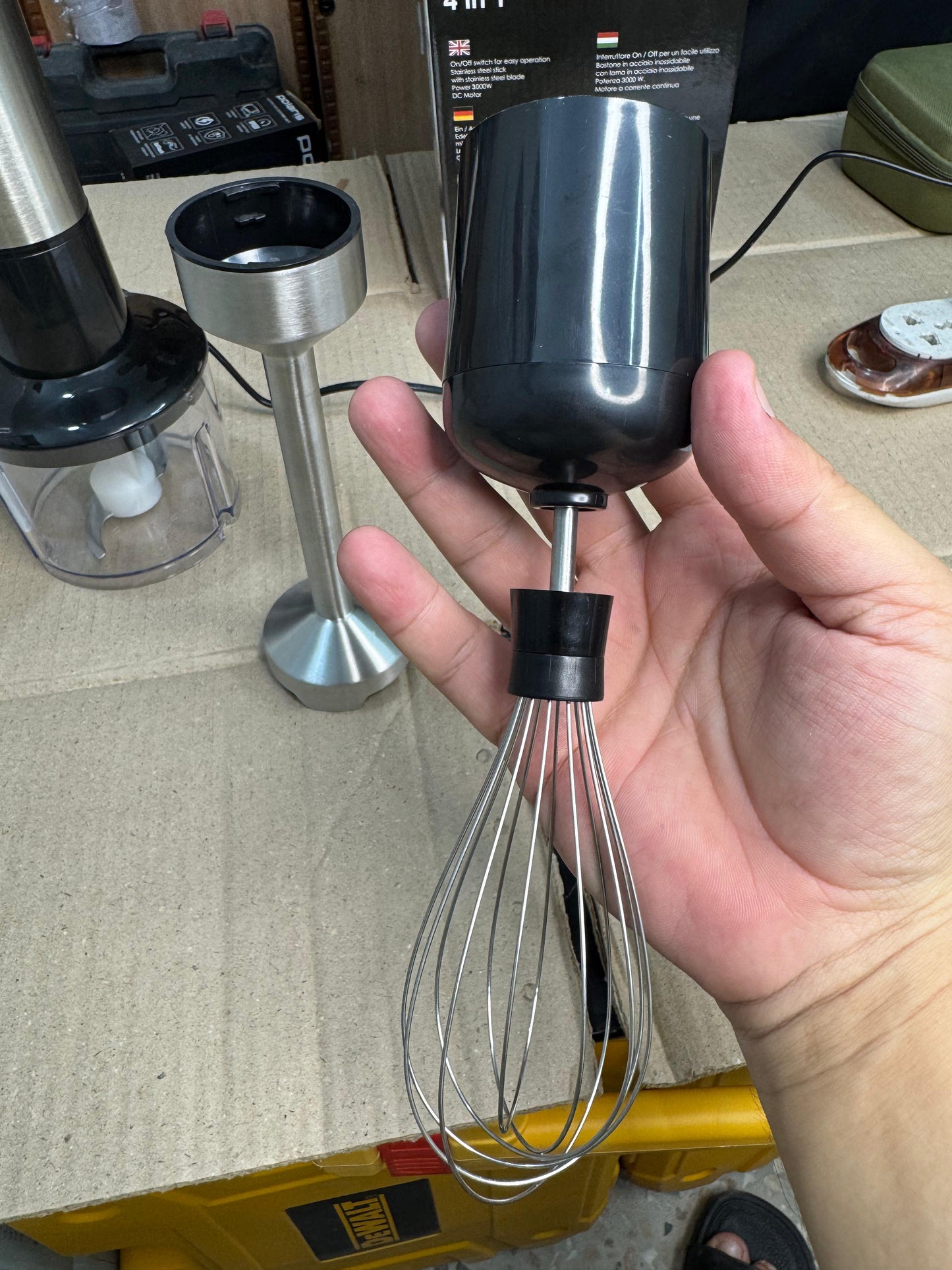 silver crest 4 in 1 hand blender set