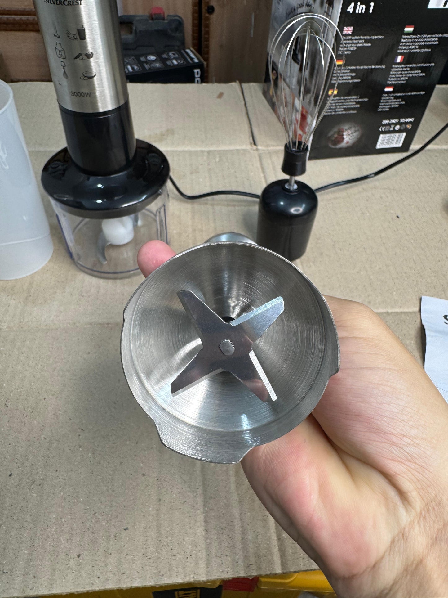 silver crest 4 in 1 hand blender set