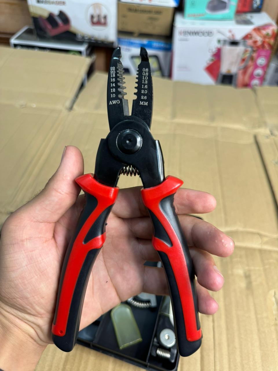 Multifunctional 5 in 1 Pliers Interchangeable Head Set Steel Wire Pliers Set