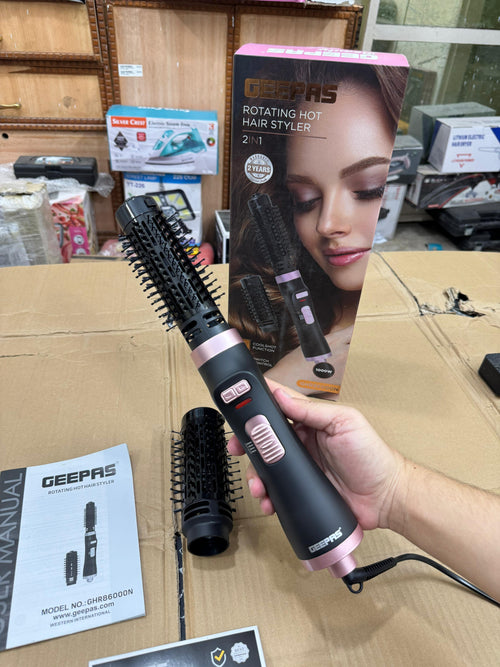 Geepas rotating hot hair styler GHR 86000N