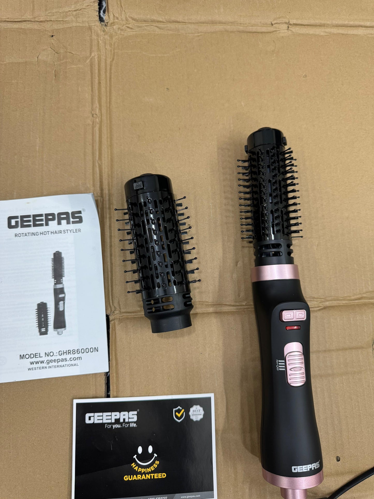 Geepas rotating hot hair styler GHR 86000N