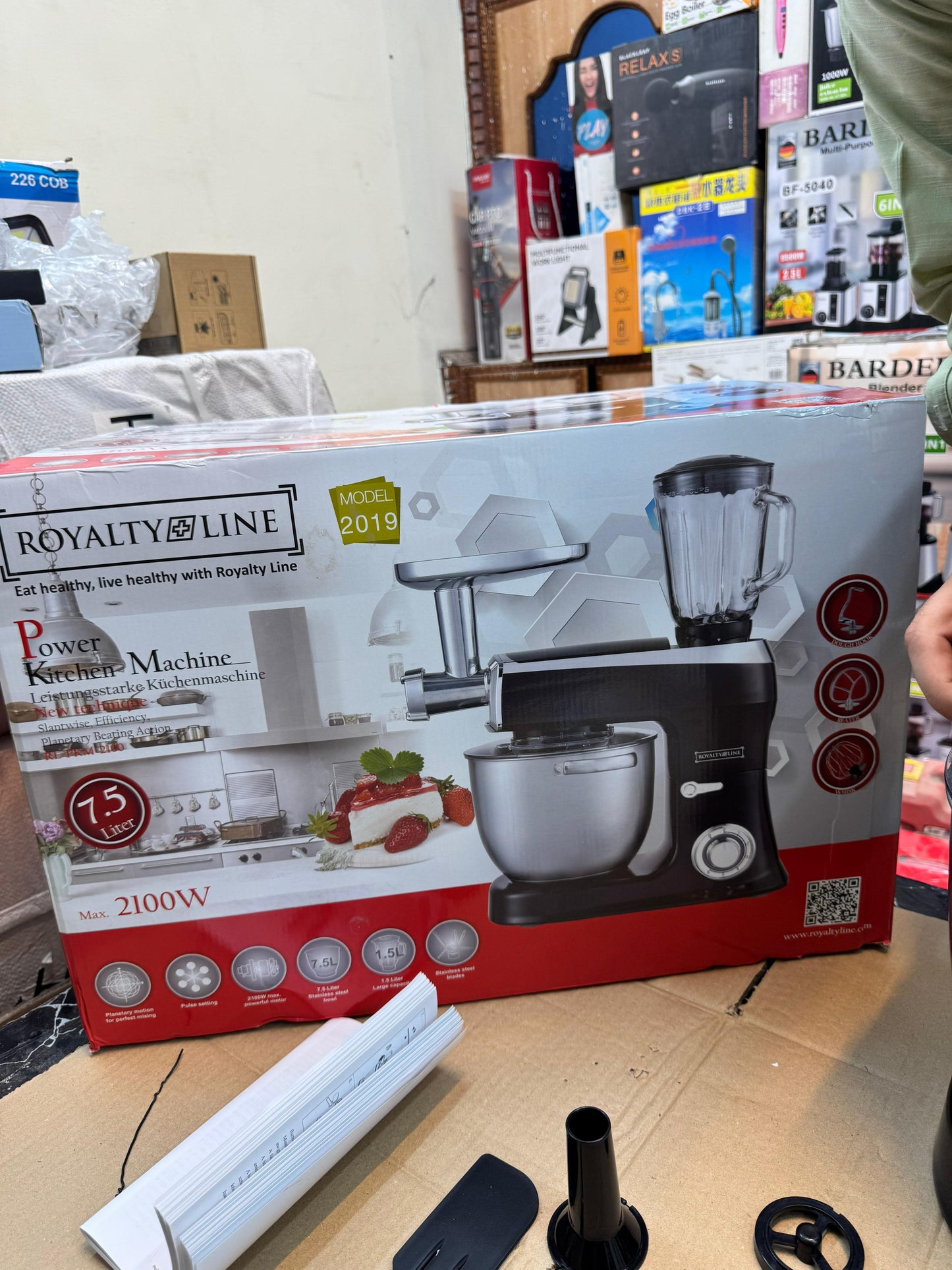 Royalty line Germany 7.5L kitchen master 2100 watt