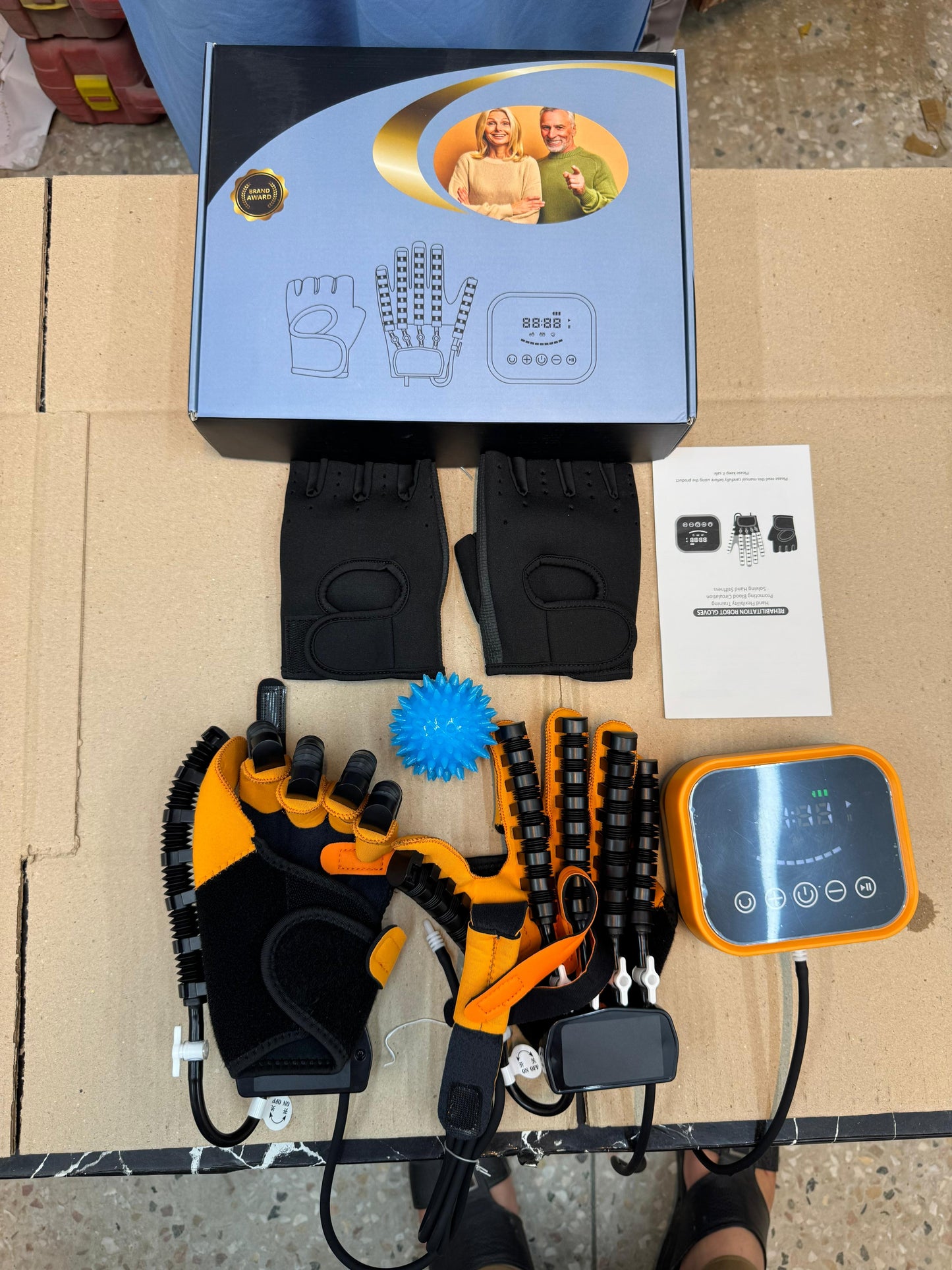 Double hand trainer machine (robotic machine)