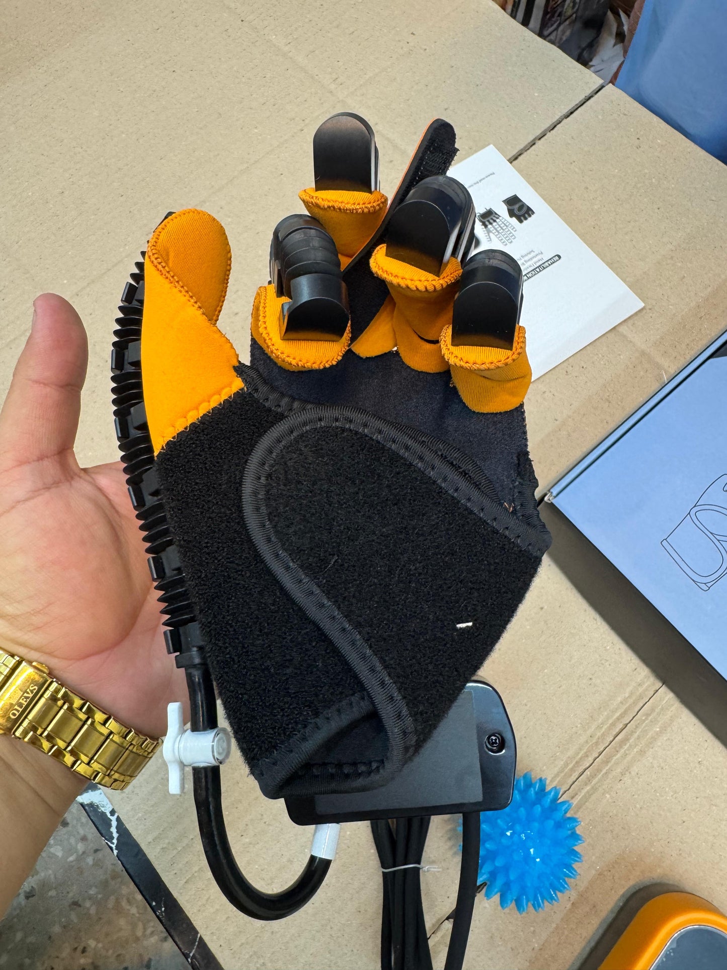 Double hand trainer machine (robotic machine)