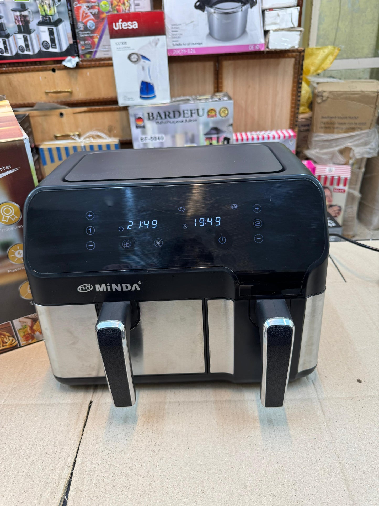 MINDA 12 litter dual  bosket air fryer