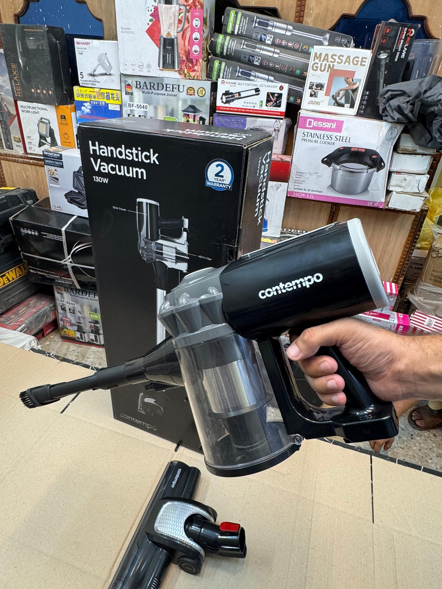 contempo 3 in 1 rechargeable vacuum cleaner