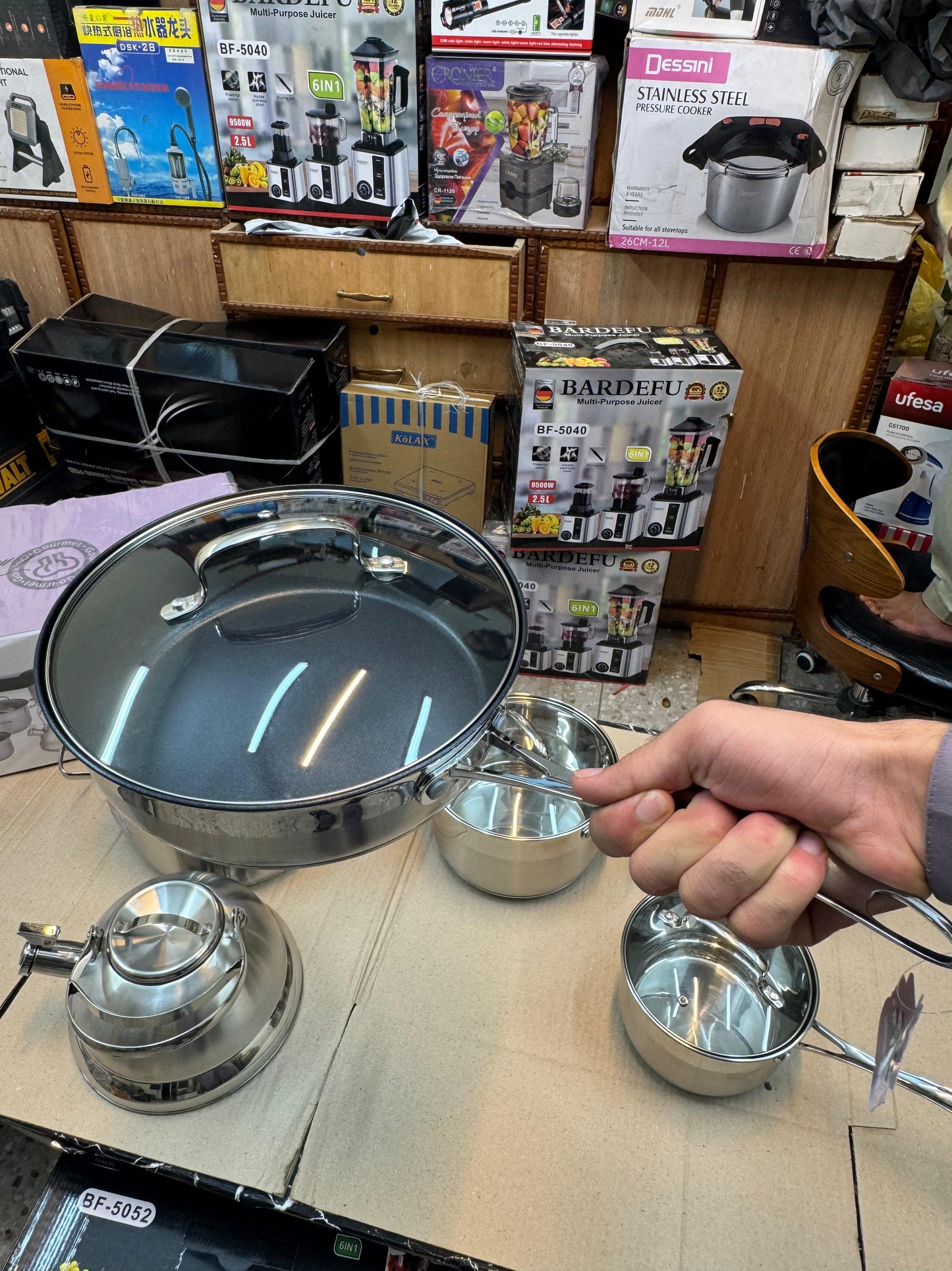 Korkmaz turkey  12 Pcs Cookware Set