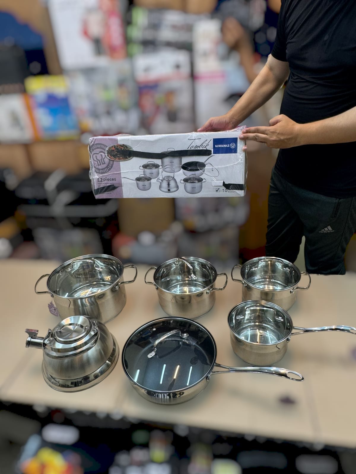 Korkmaz turkey  12 Pcs Cookware Set