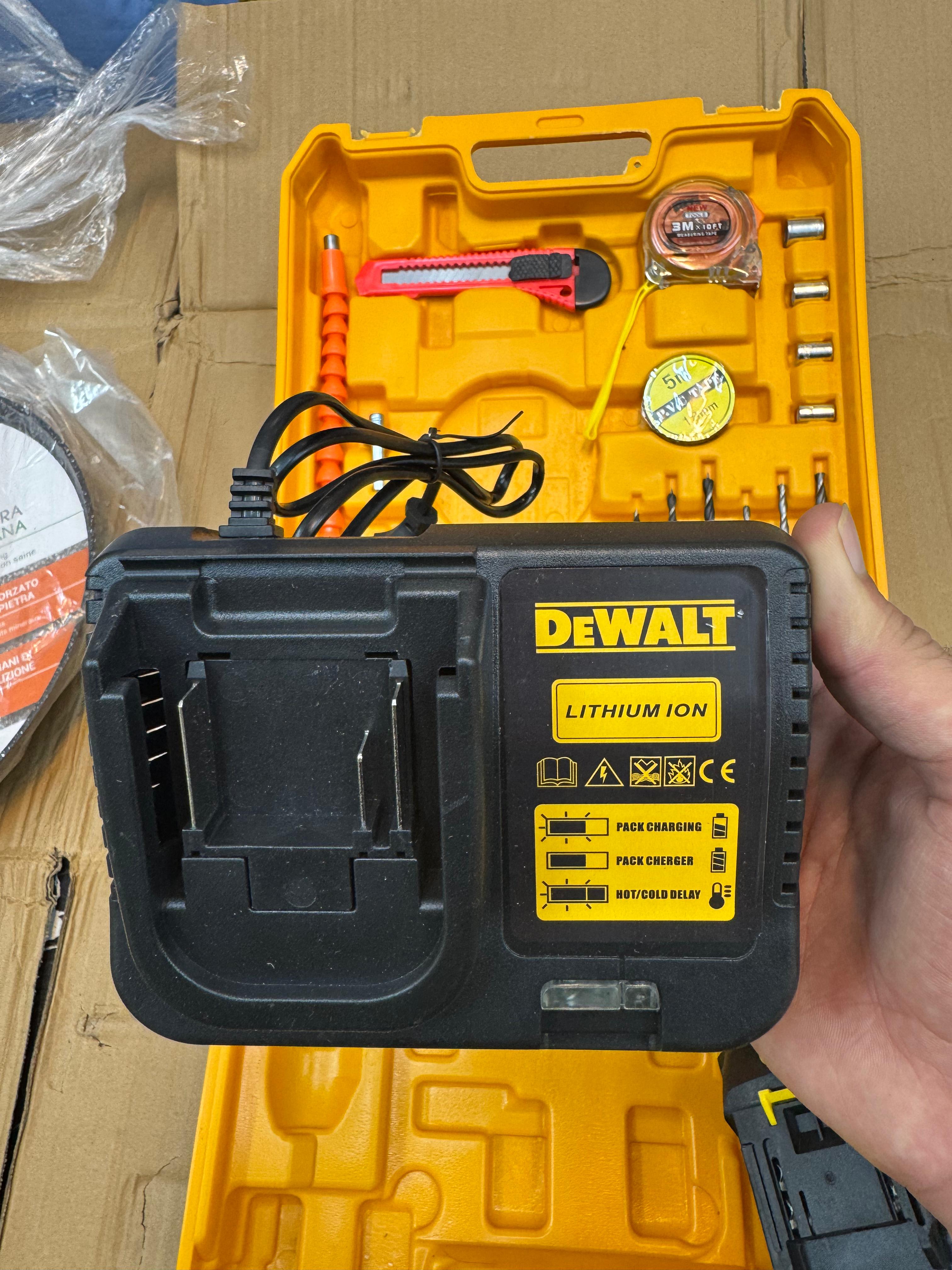 Dewalt commercial brushless drill machine 36v 30 pieces
