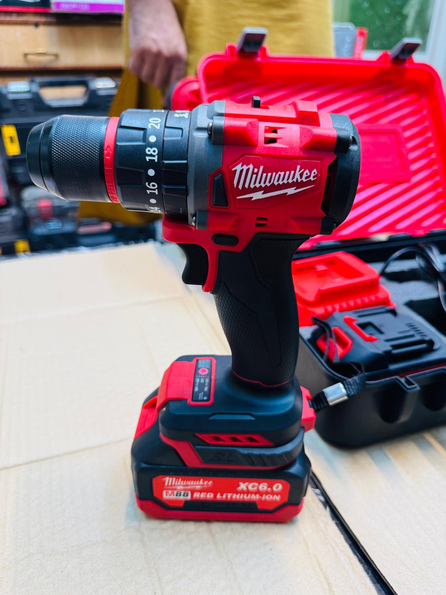 Milwaukee commercial drill model m18blddrc-502c