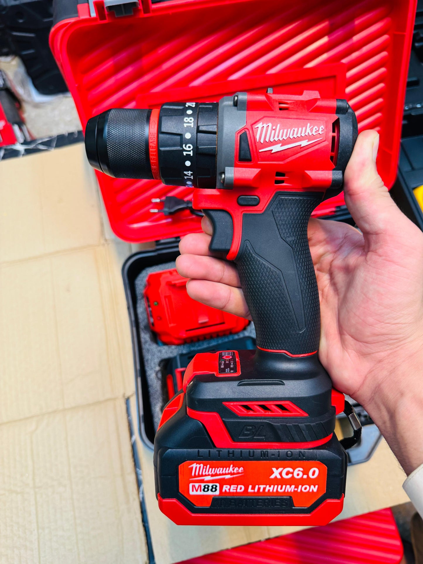 Milwaukee commercial drill model m18blddrc-502c