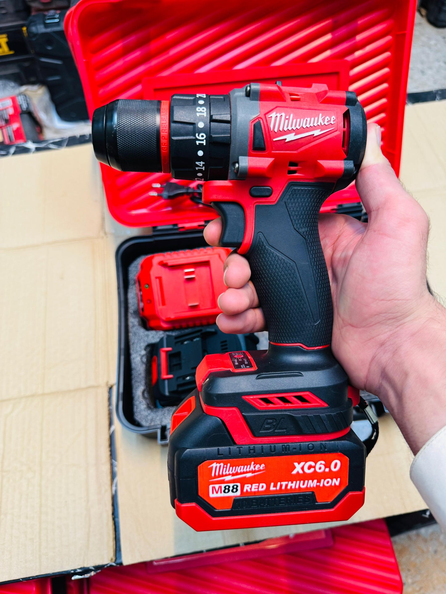 Milwaukee commercial drill model m18blddrc-502c