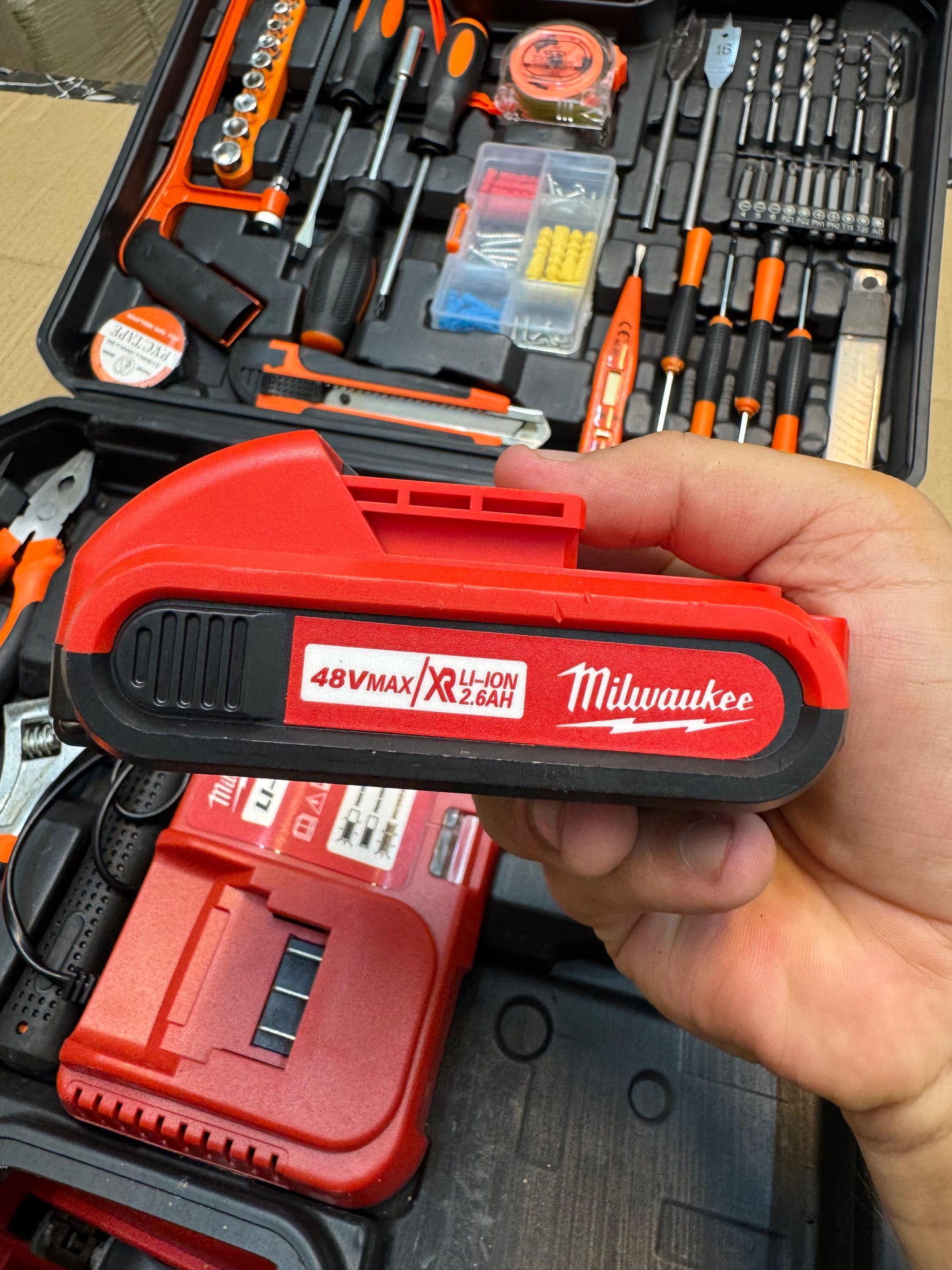 Milwaukee 48v 117 pieces drill set