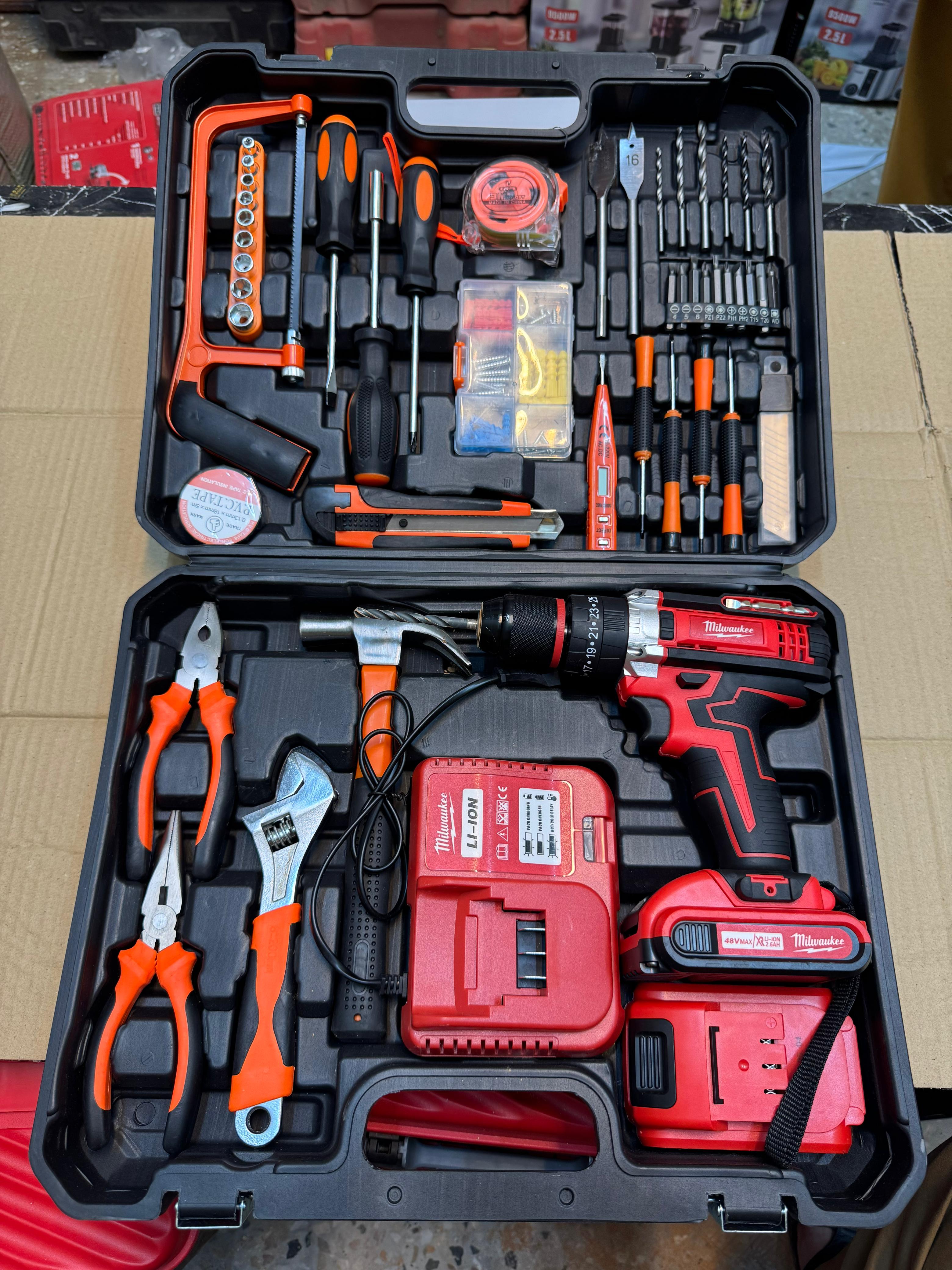 Milwaukee 48v 117 pieces drill set