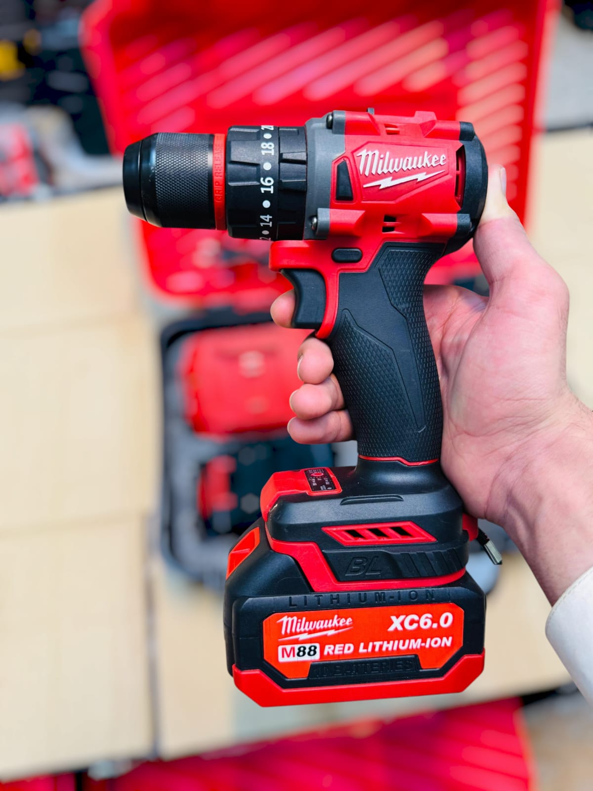 Milwaukee commercial drill model m18blddrc-502c