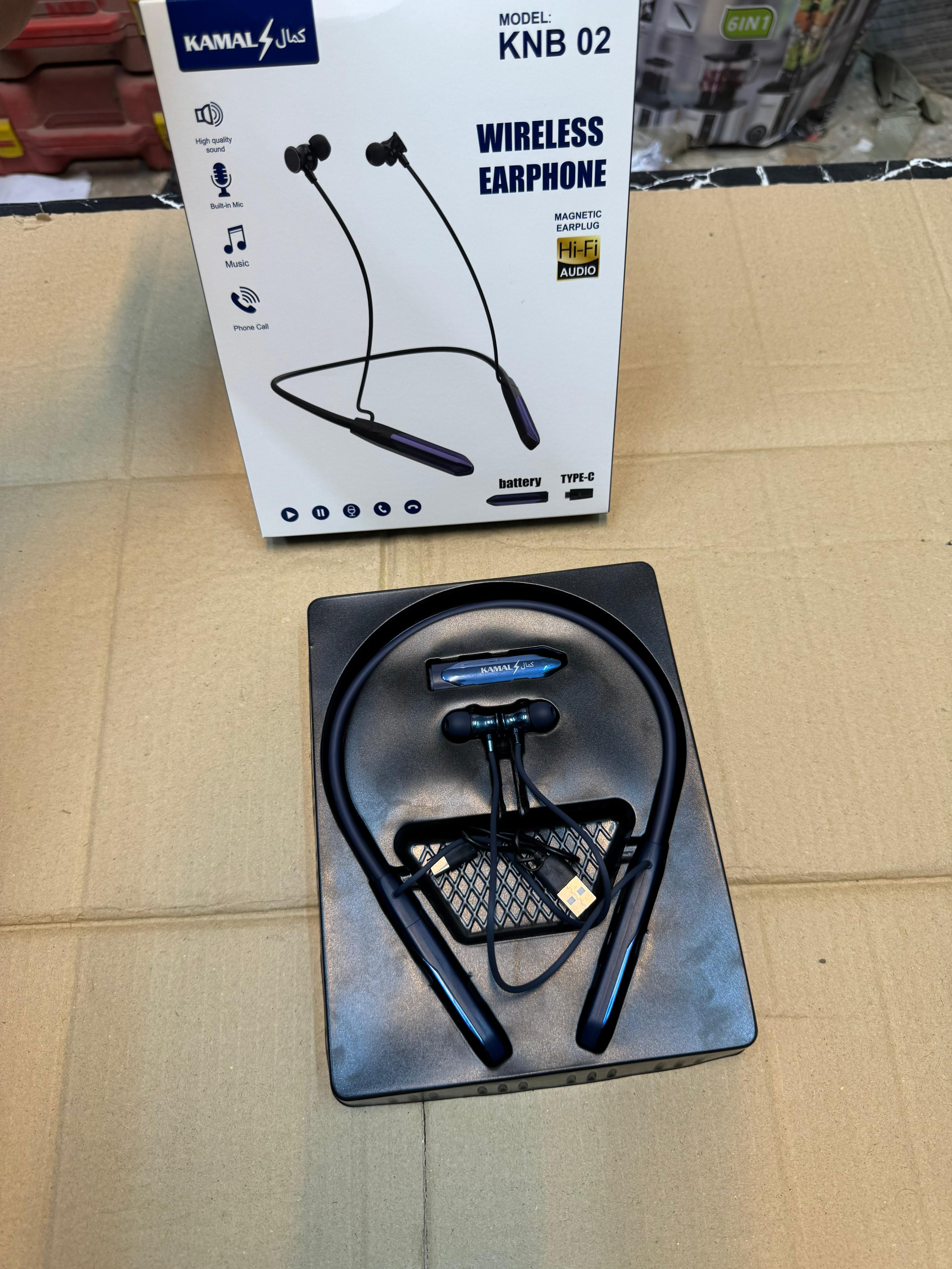 Wireless Sports Neckband EARPHONE Extra Battery Compatible with Android/iOS
