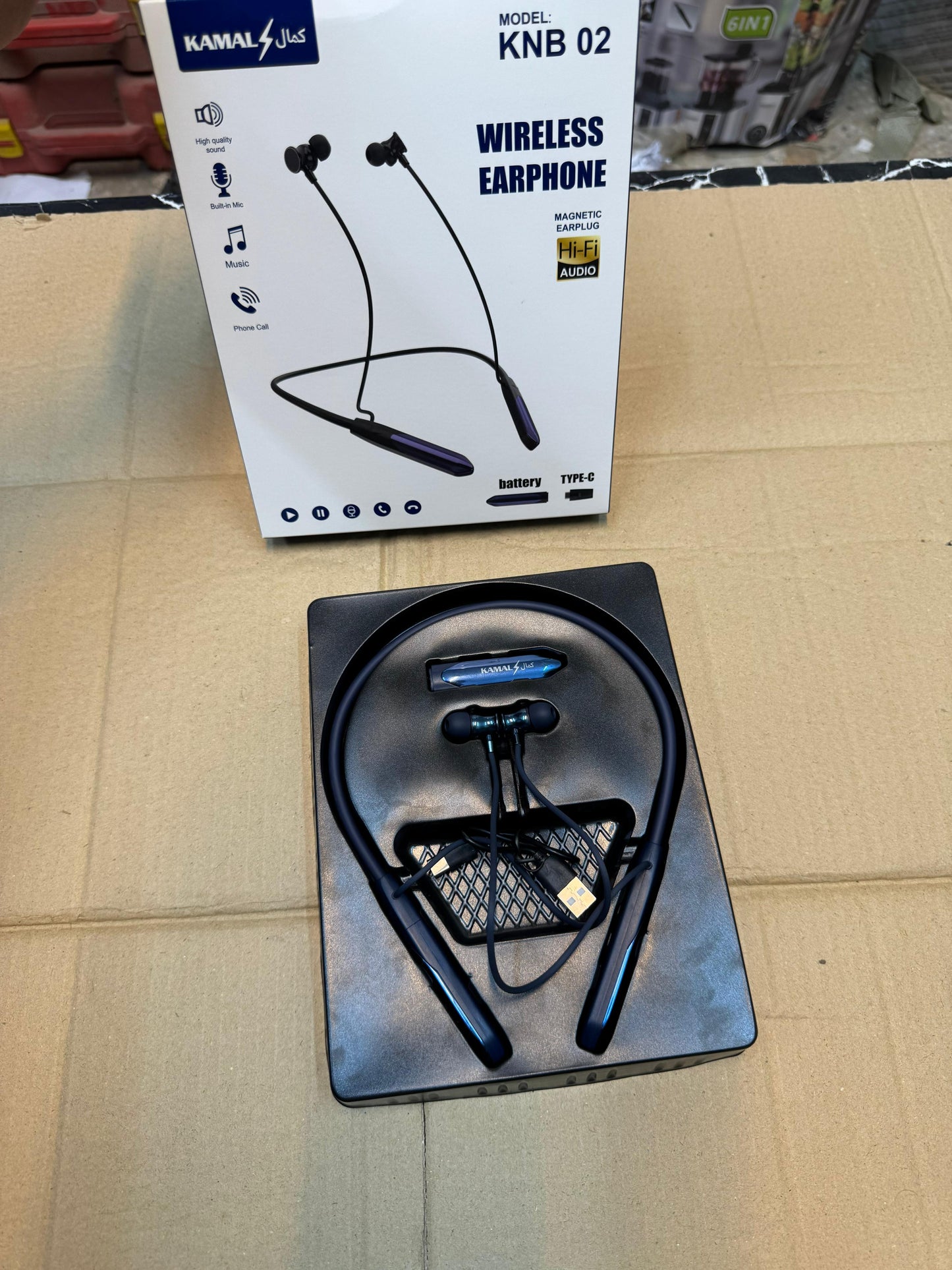 Wireless Sports Neckband EARPHONE Extra Battery Compatible with Android/iOS