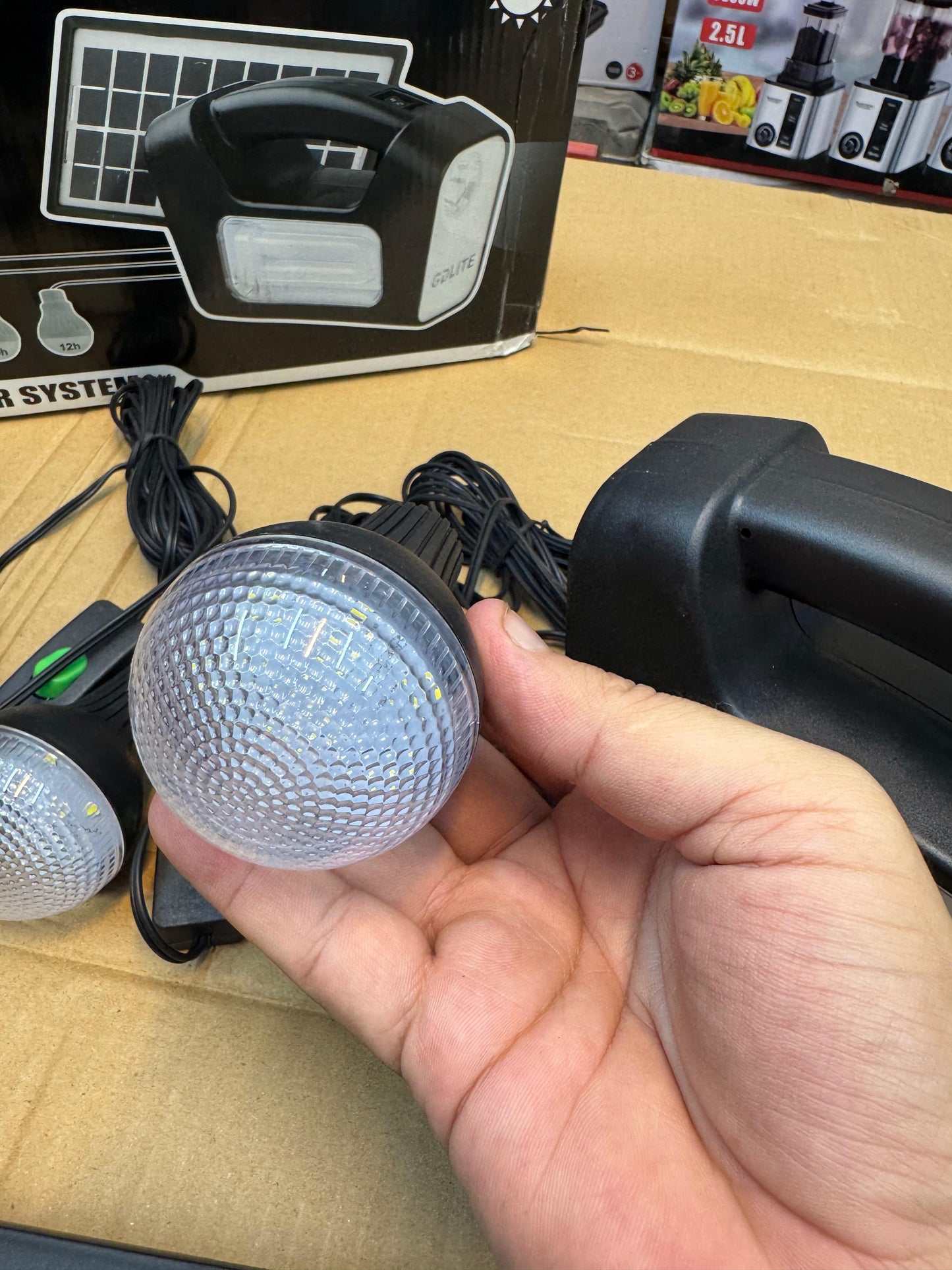 multifunction camping solar light set