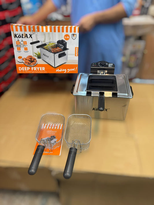 Kolax Germany 5L deep fryer 3 basket