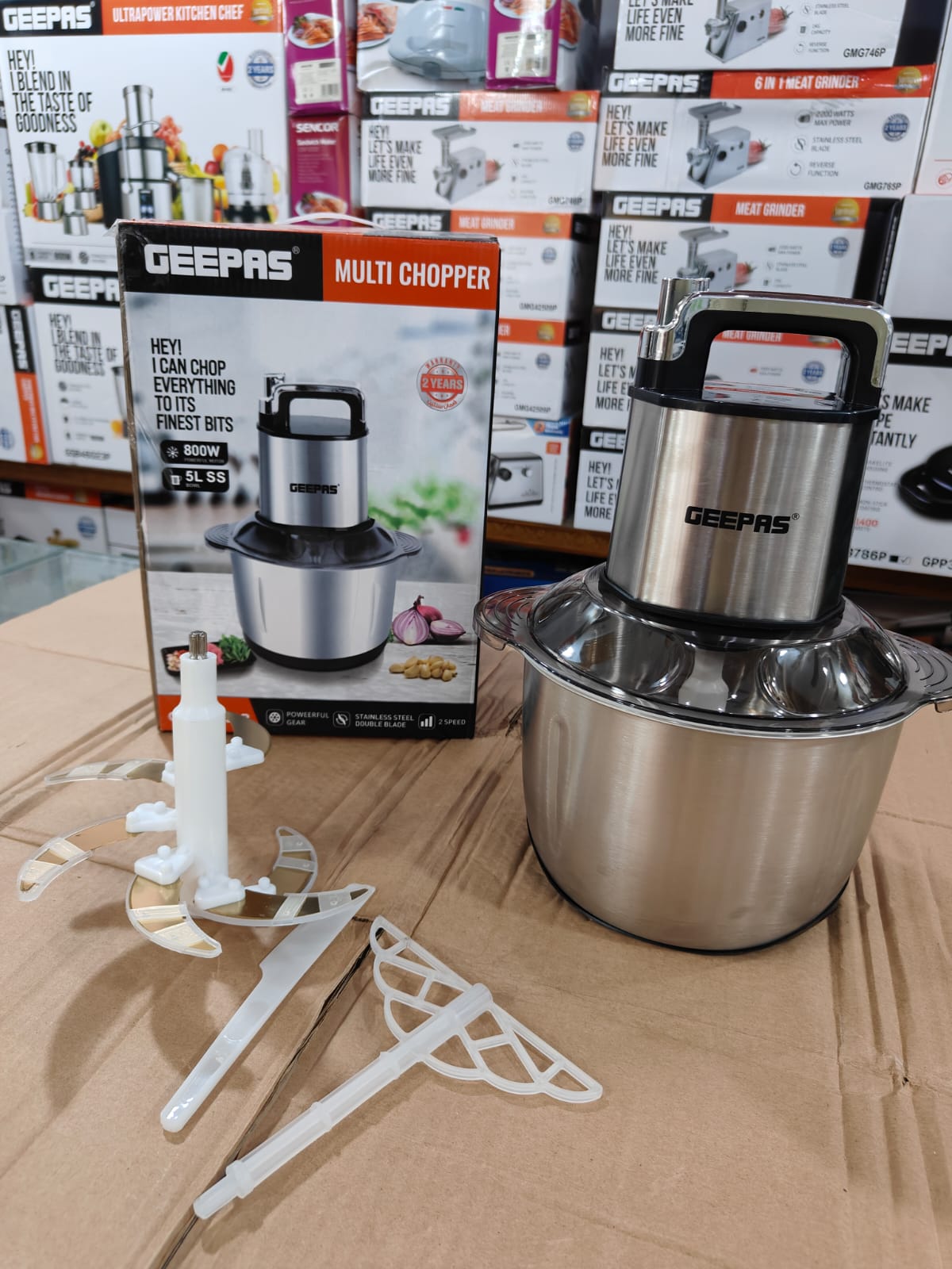 GEEPAS Multifunction food & meat chopper  gmc 42036p