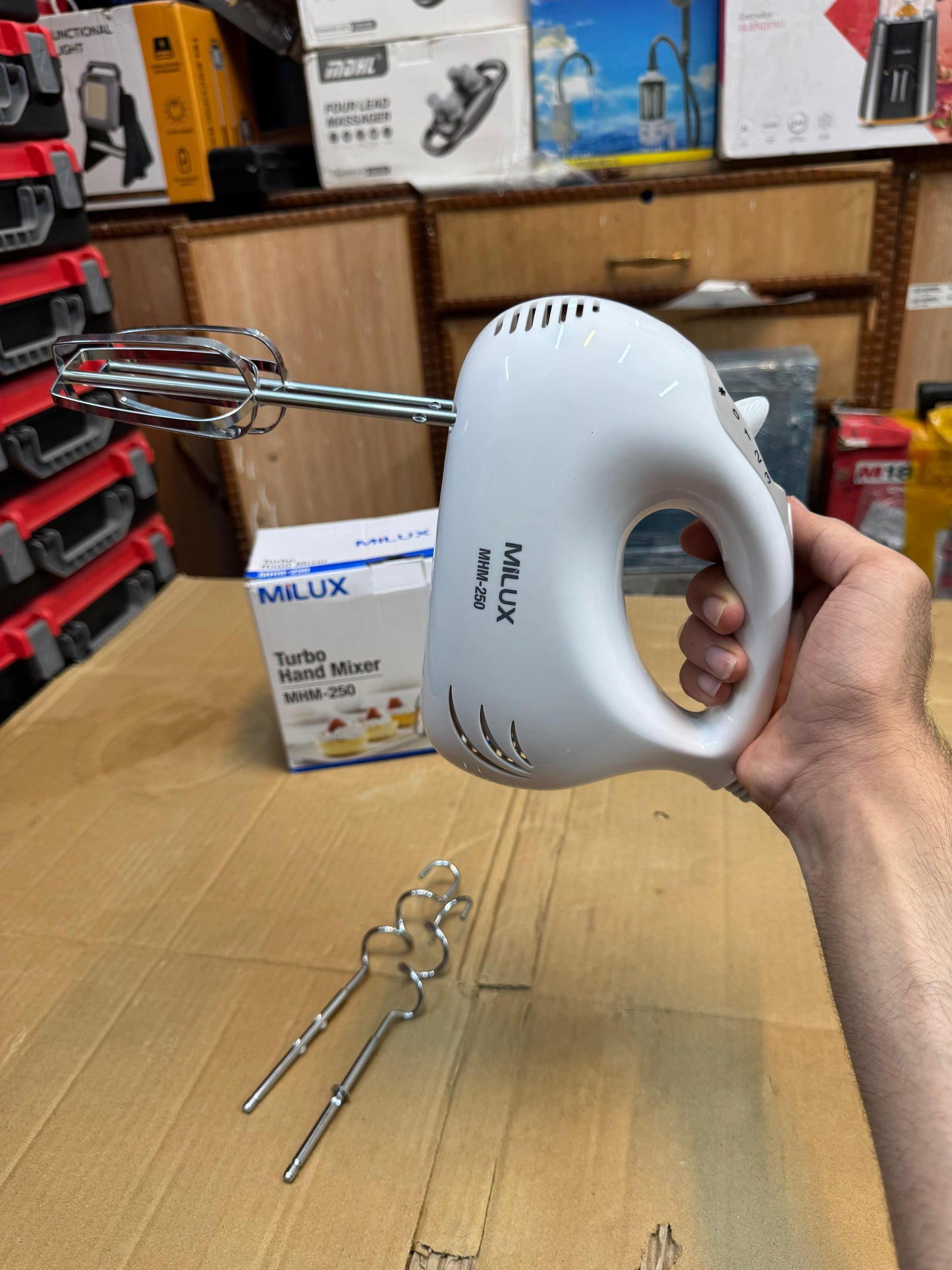 Malaysia Lot MILUX Heavy Hand Mixer ( egg beater)