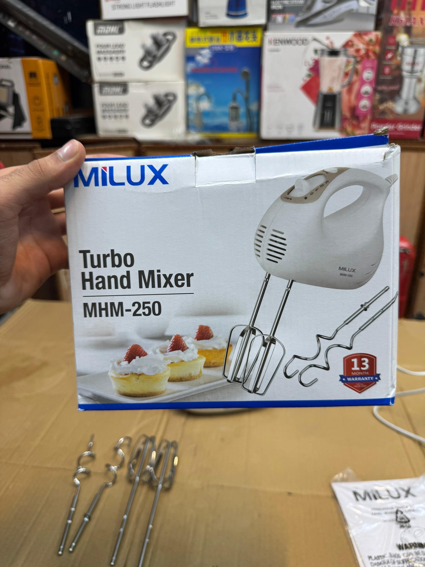Malaysia Lot MILUX Heavy Hand Mixer ( egg beater)