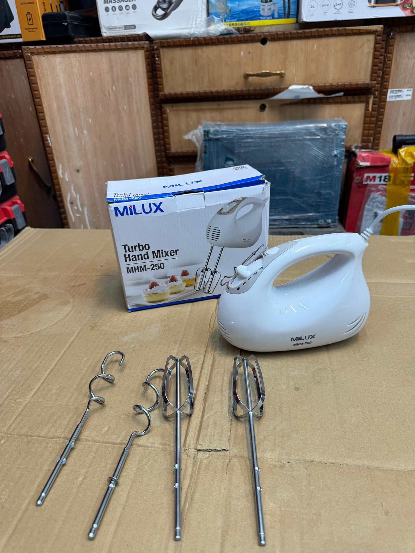 Malaysia Lot MILUX Heavy Hand Mixer ( egg beater)
