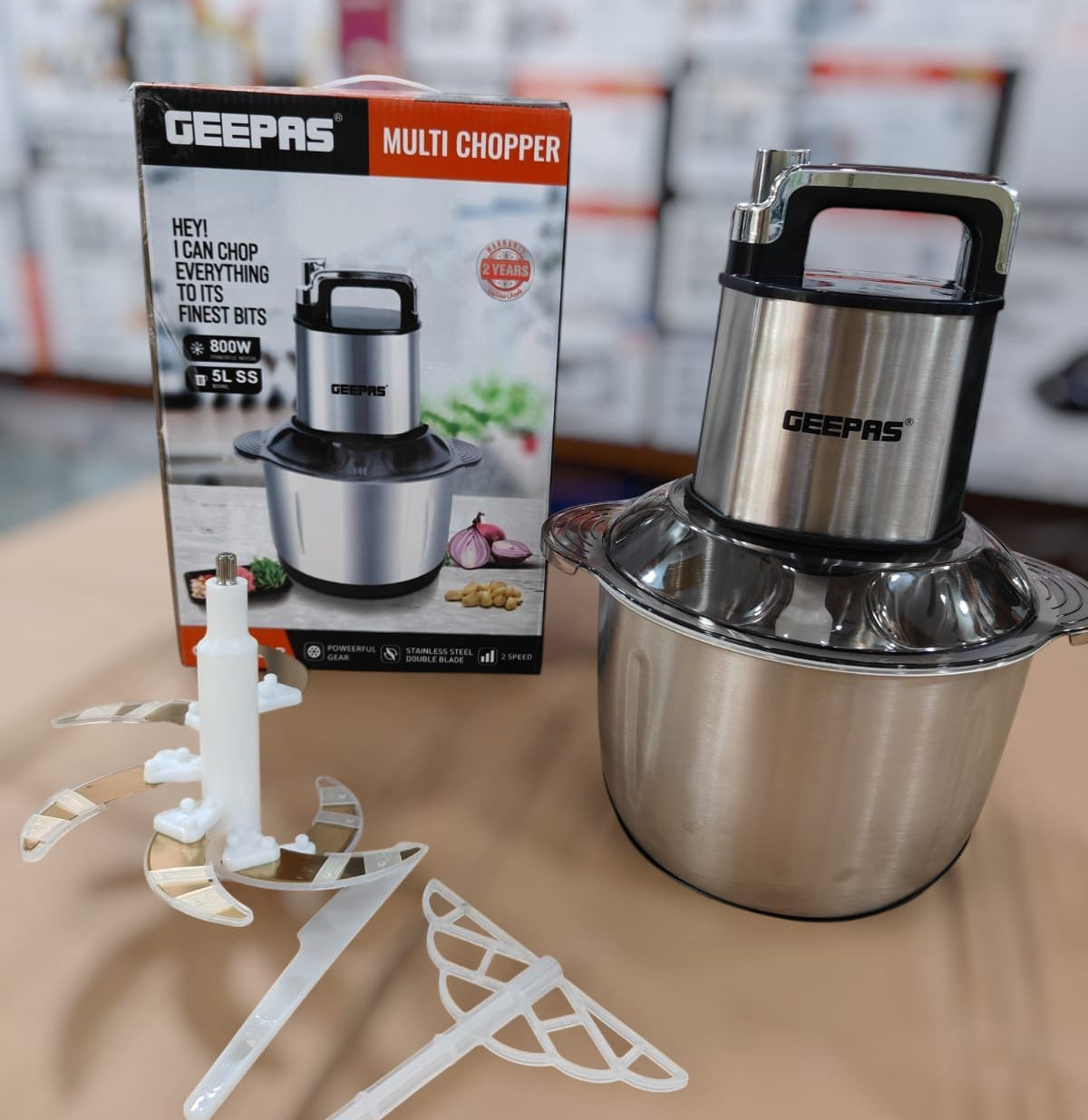 GEEPAS Multifunction food & meat chopper  gmc 42036p