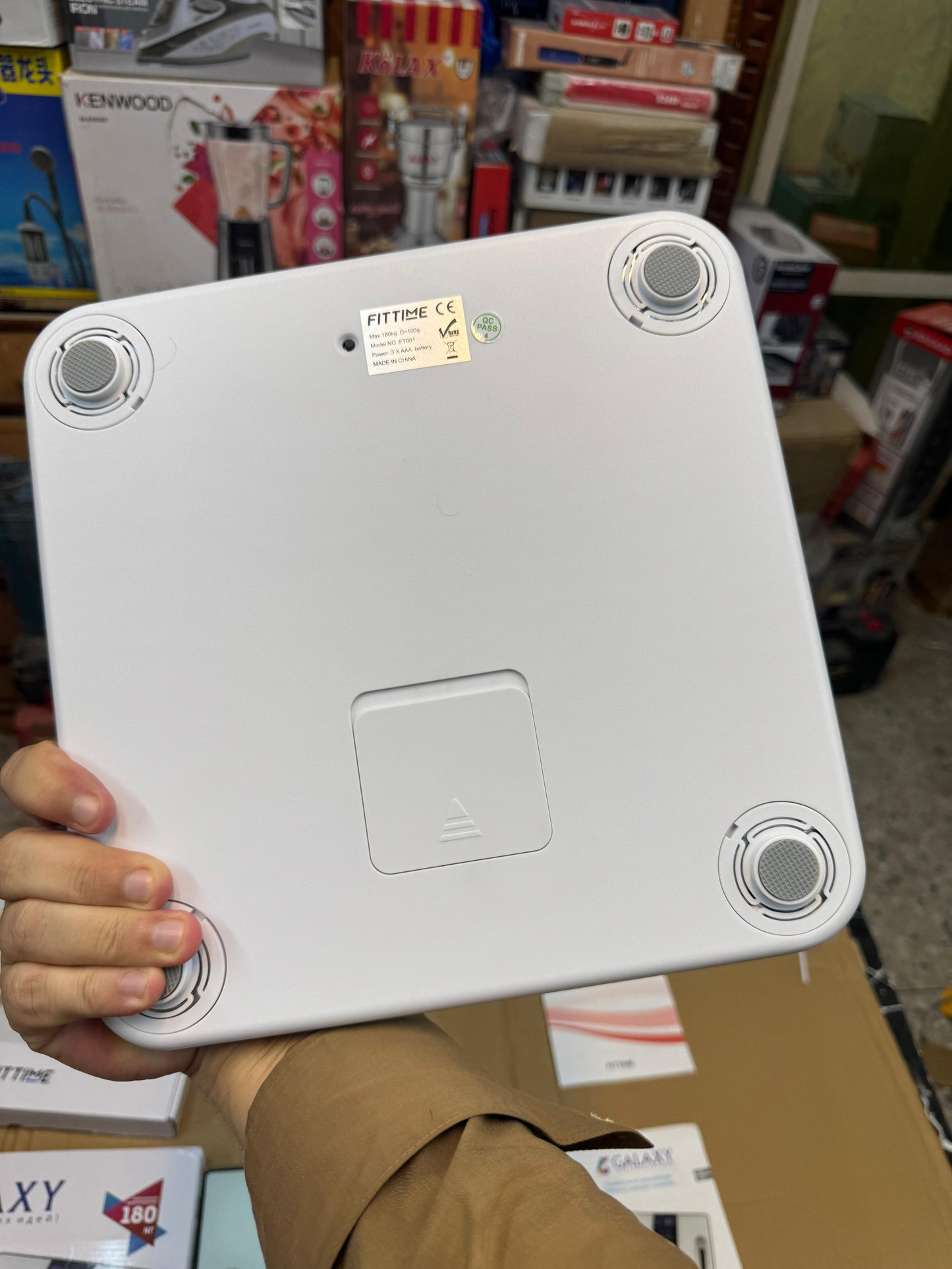 Fit Time & Galaxy Digital Bathroom Weight Scale