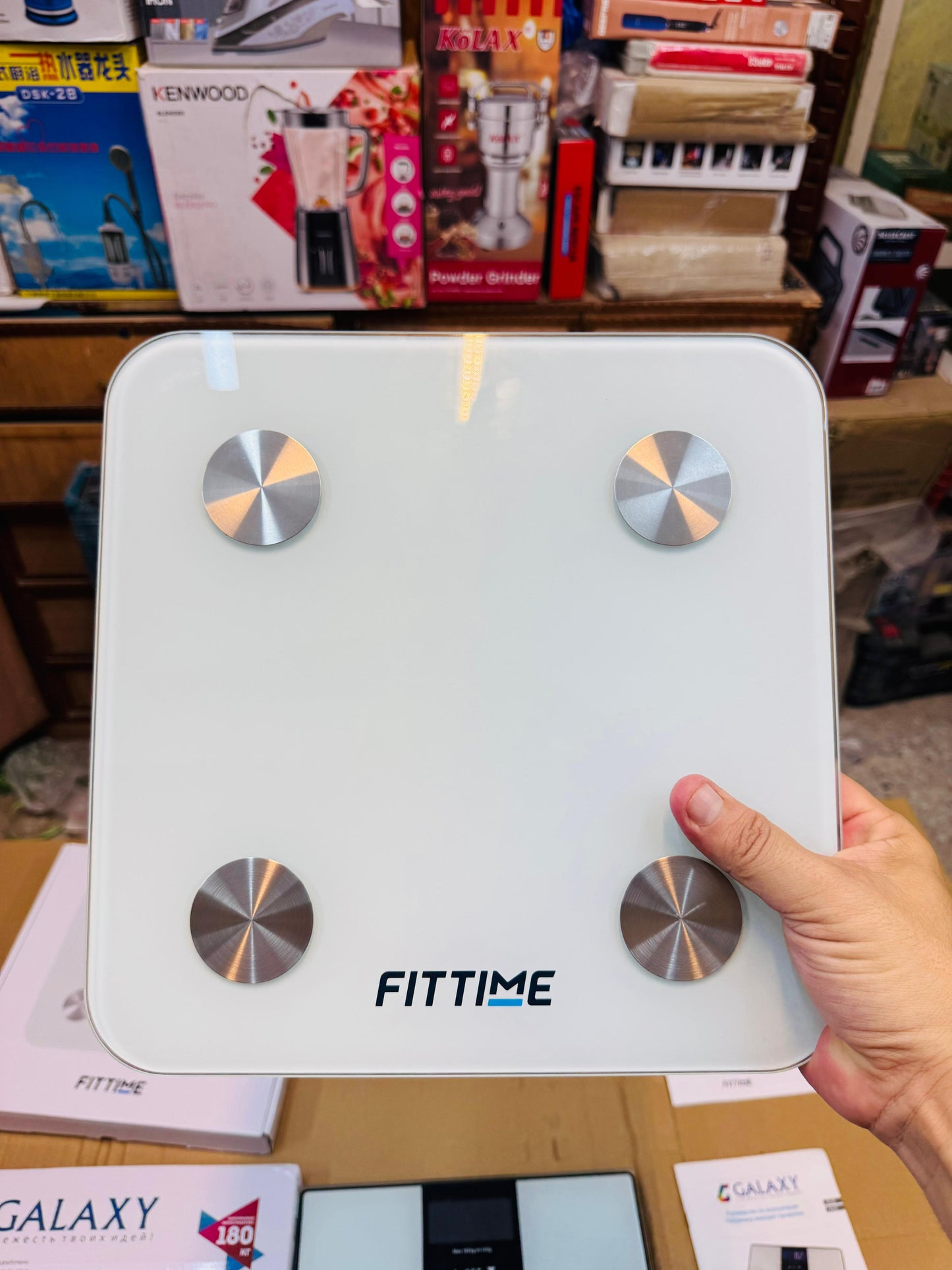Fit Time & Galaxy Digital Bathroom Weight Scale