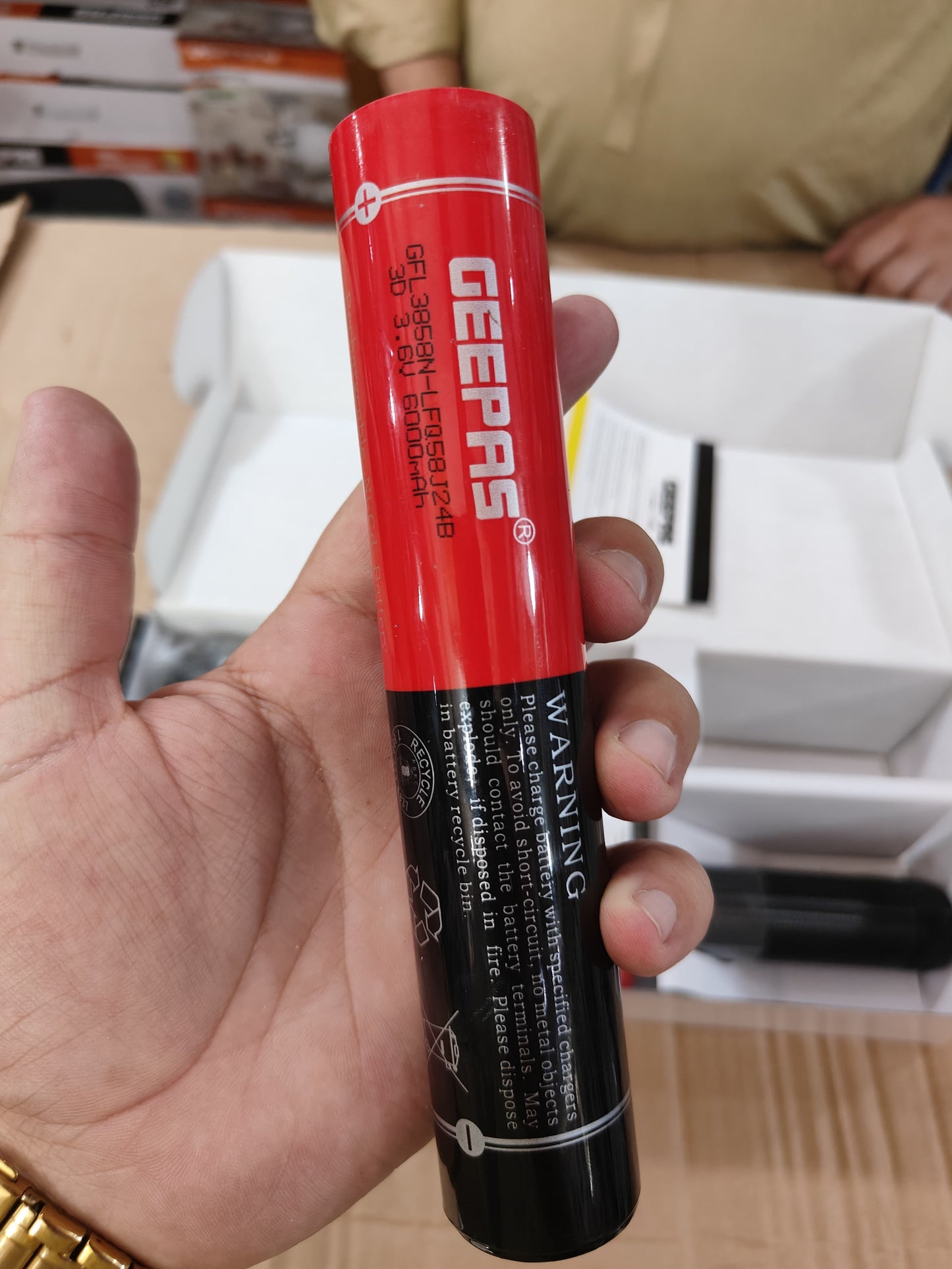 Geepas 3858 Flashlight torch Original Product + 2-Year Local Warranty