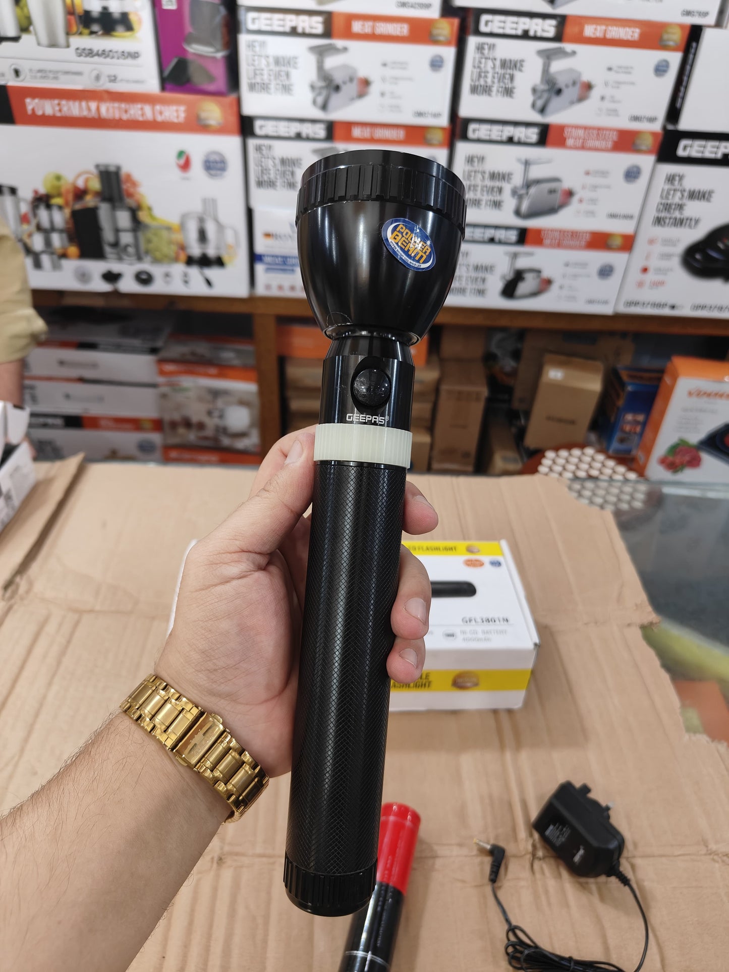 Geepas 3801 Flashlight torch Original Product + 2-Year Local Warranty