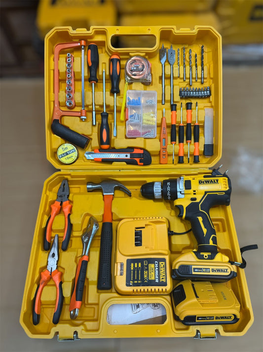 Dewalt 117 pcs 48v drill machine set
